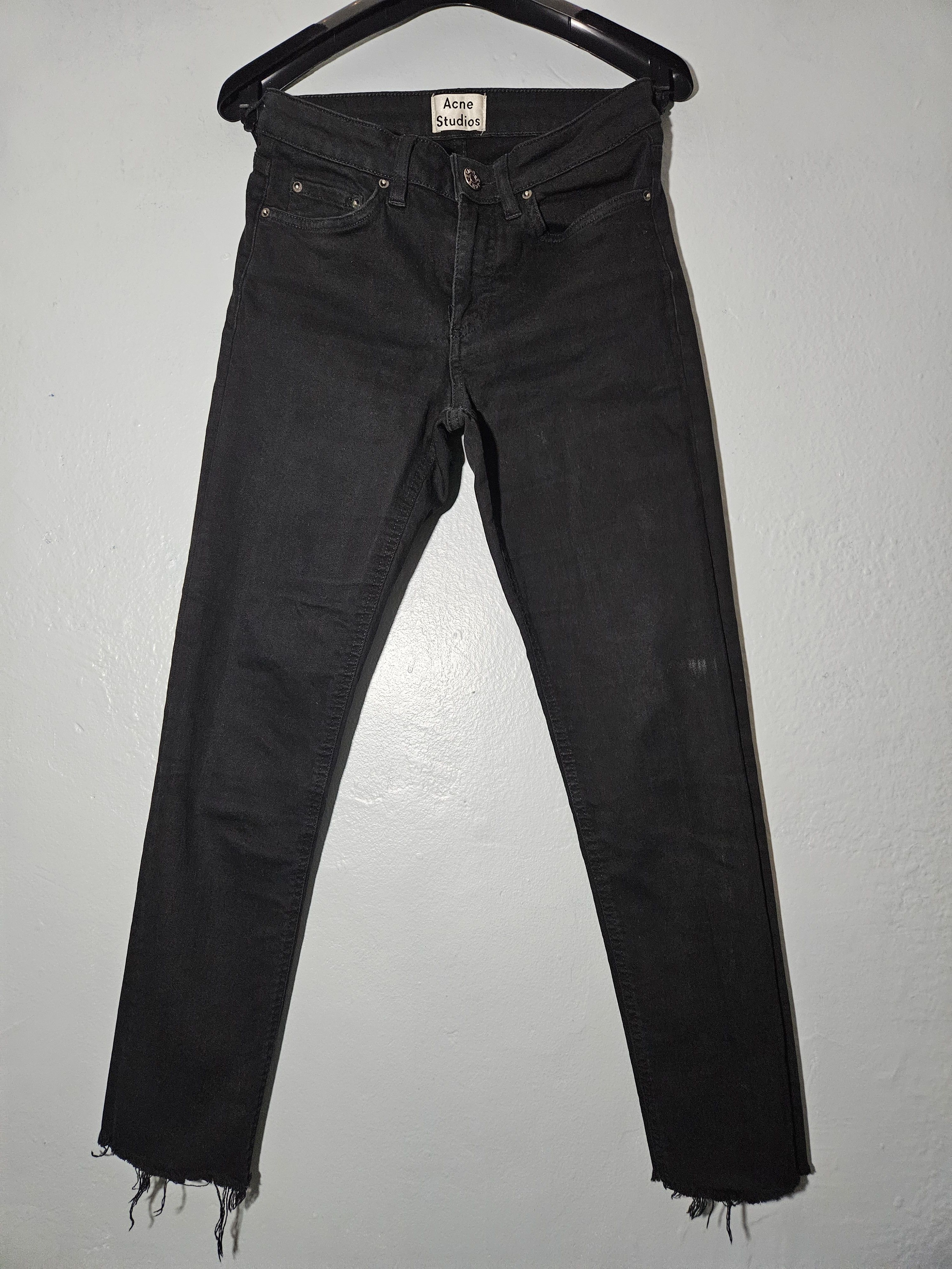 Acne Studios Skin 5 Black Skinny Denim Jeans Size US 26 / EU 42 - 3 Thumbnail