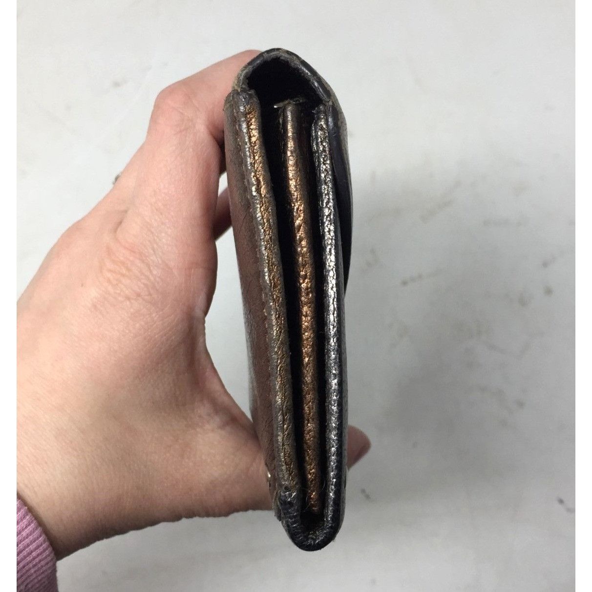 Salvatore Ferragamo Salvatore Ferragamo Metallic Tricolor Long Wallet with Dust Size ONE SIZE - 10 Thumbnail