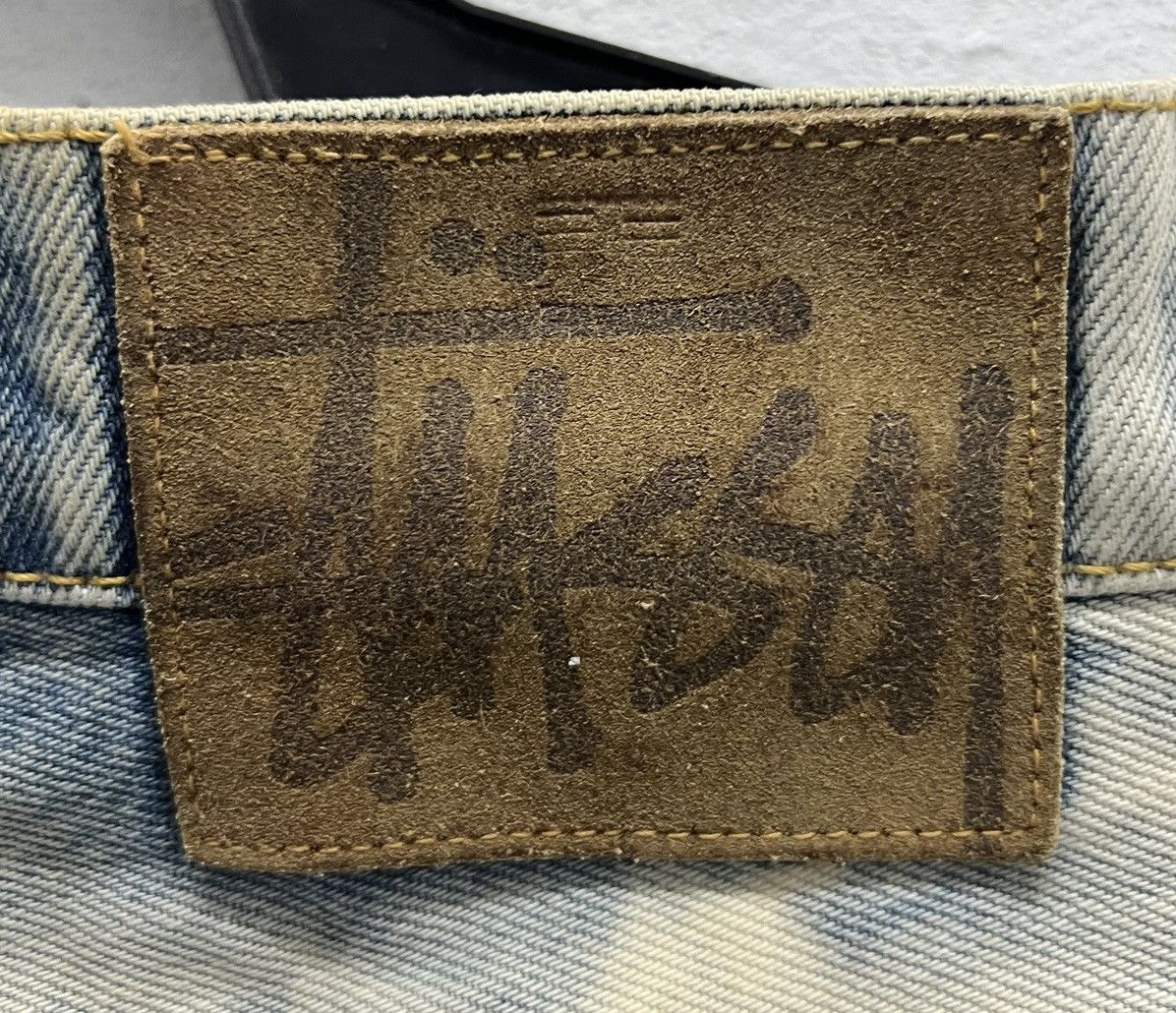 Stussy VINTAGE STUSSY MADE IN USA DENIM PANTS Size US 33 - 9 Thumbnail