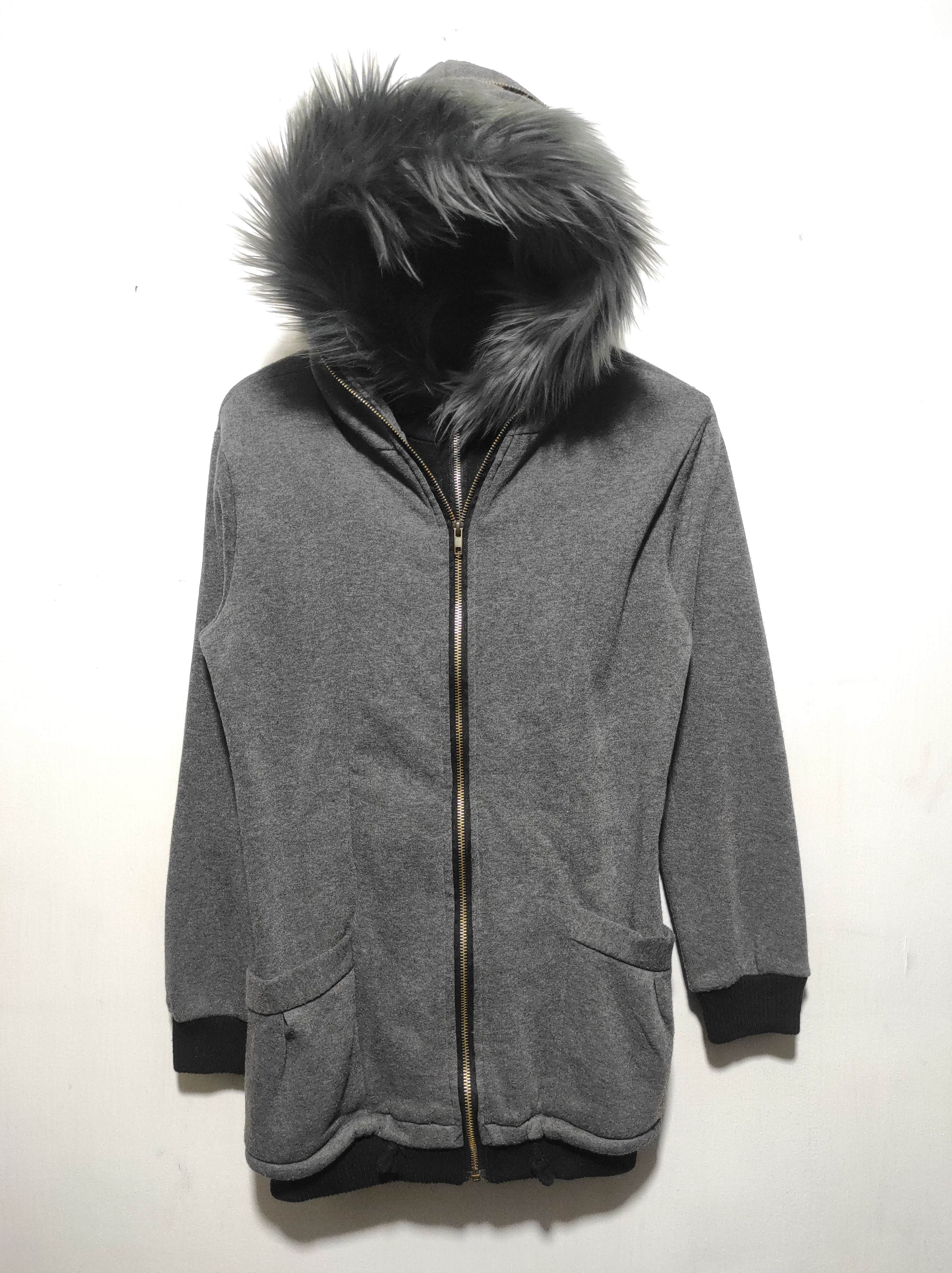 Hysteric Glamour Double Layer Grey Fur Hoodie if6was9 LGB style Size US S / EU 44-46 / 1 - 3 Thumbnail