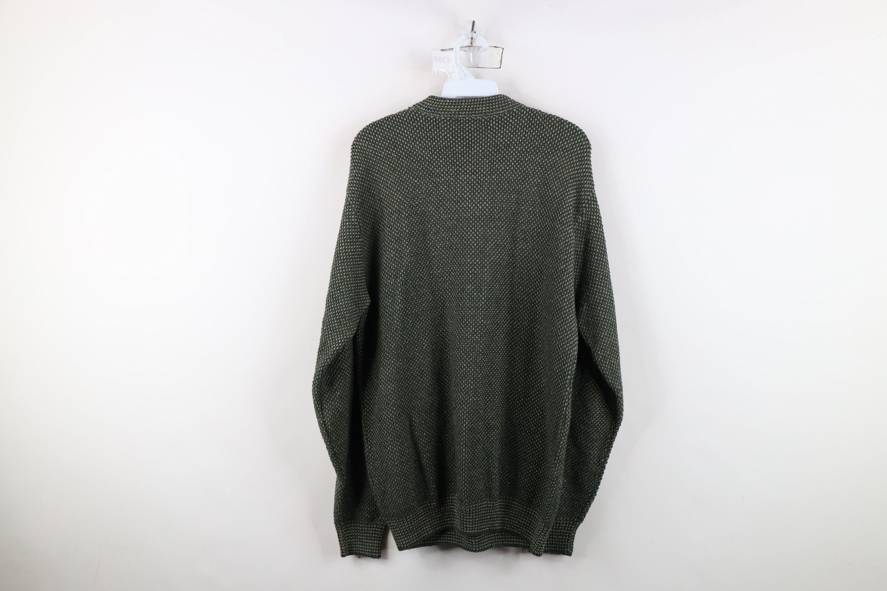 Vintage Vintage 90s Streetwear Thermal Knit Henley Sweater USA Size US M / EU 48-50 / 2 - 10 Thumbnail