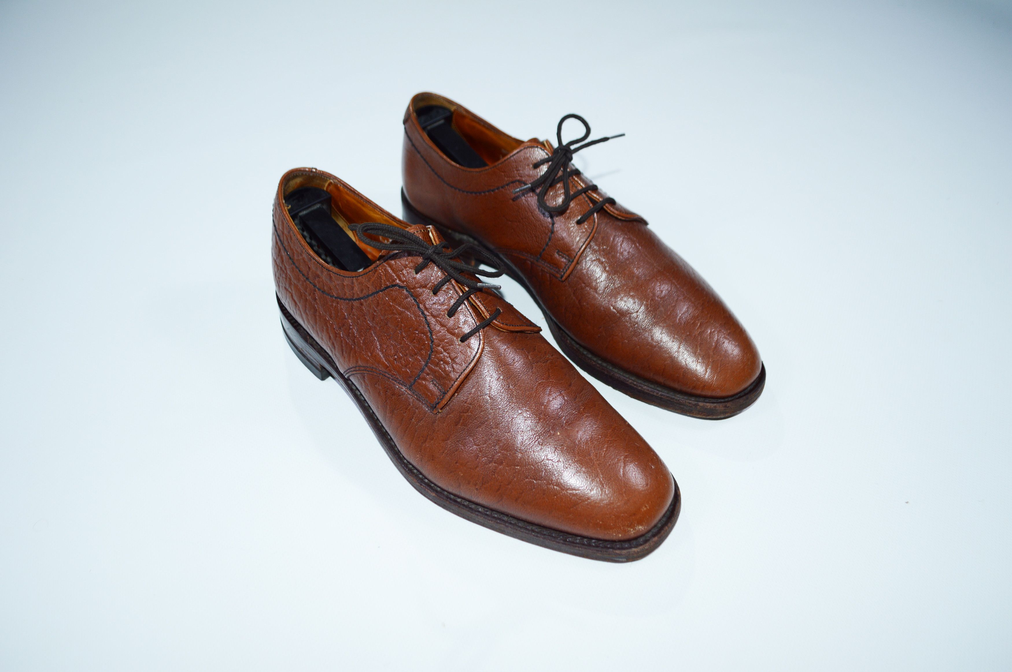 Loake LOAKE BROS 034T Brown Leather Shoes Made in England Size US 9.5 / EU 42-43 - 4 Thumbnail