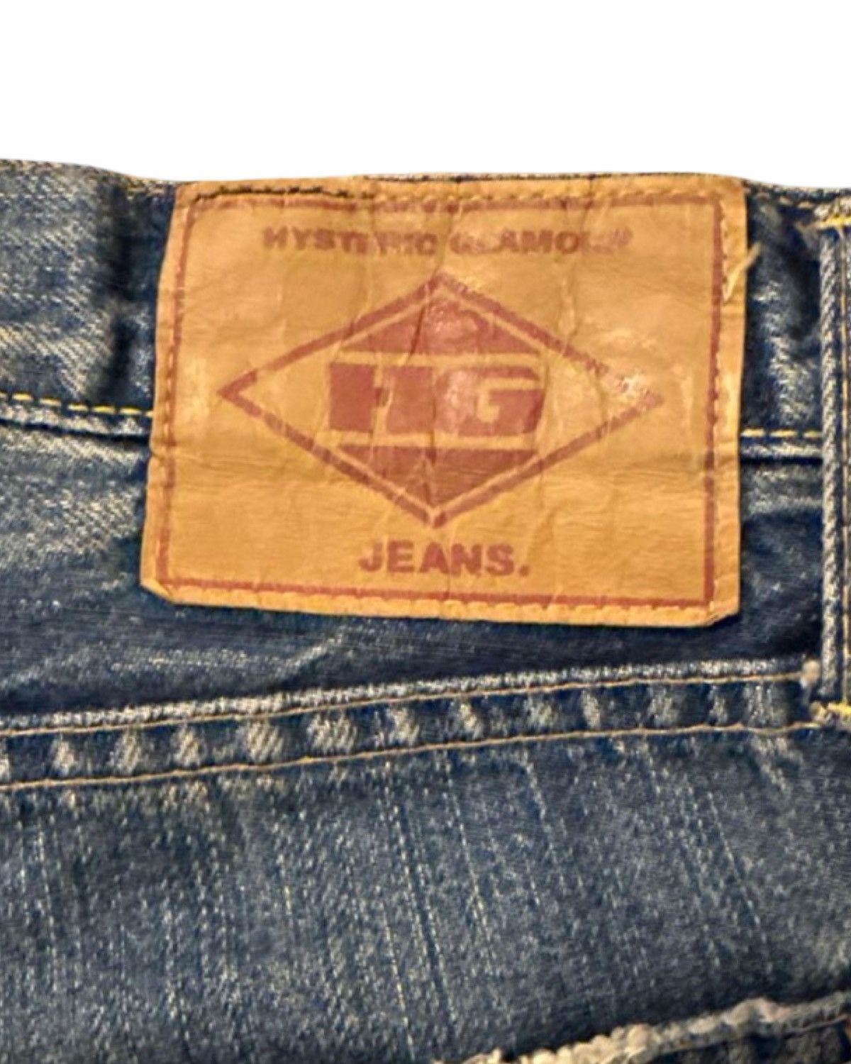 Hysteric Glamour Komado Patchwork Distressed Studded Denim Jeans Size US 30 / EU 46 - 6 Thumbnail