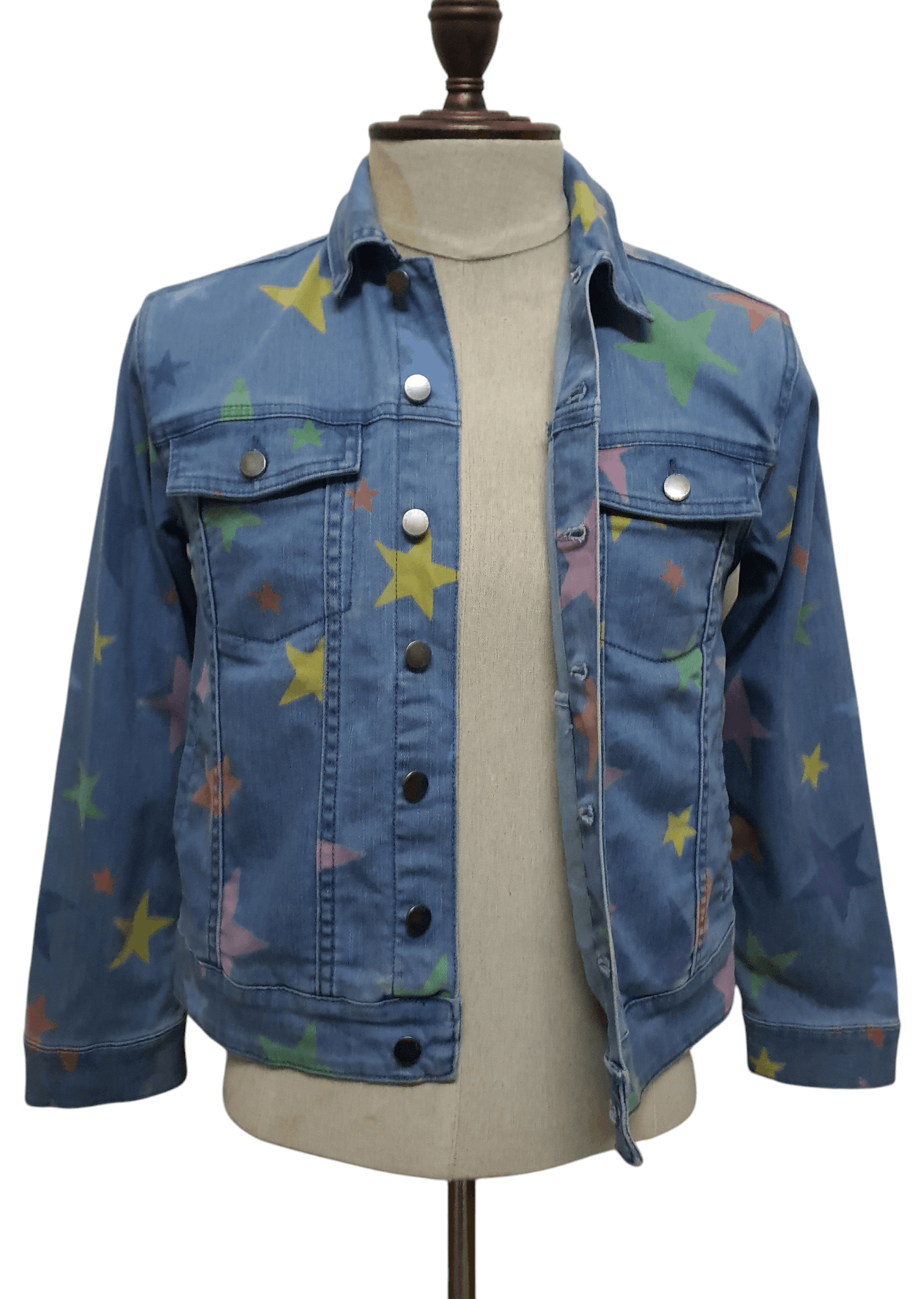 Stella McCartney STELLA McCARTNEY Stars Denim Jackets. Size XXS / US 00 / IT 34 - 1 Thumbnail