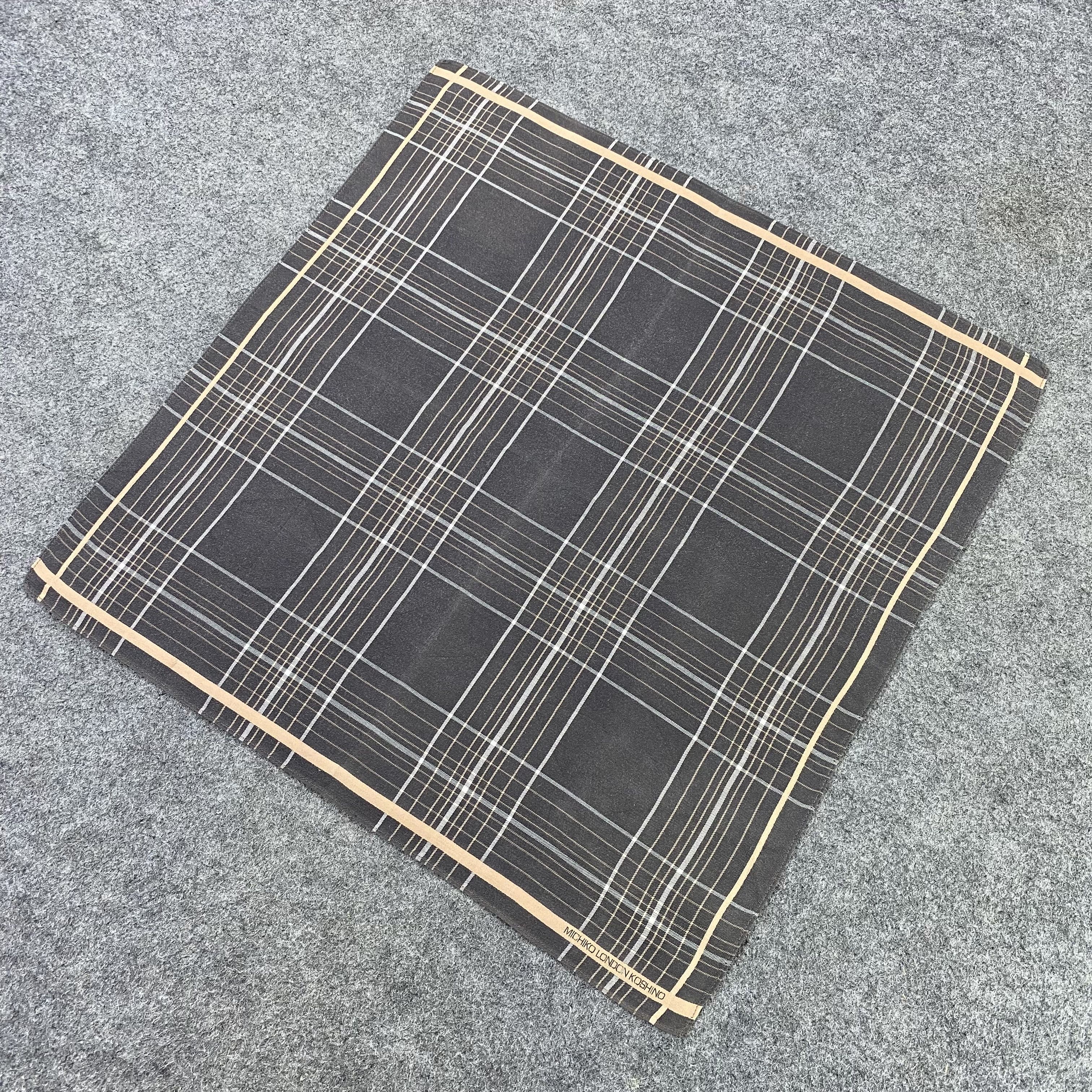 Michiko Koshino London Michiko Koshino Handkerchief Neckerchief Bandana-B1616 Size ONE SIZE - 4 Thumbnail