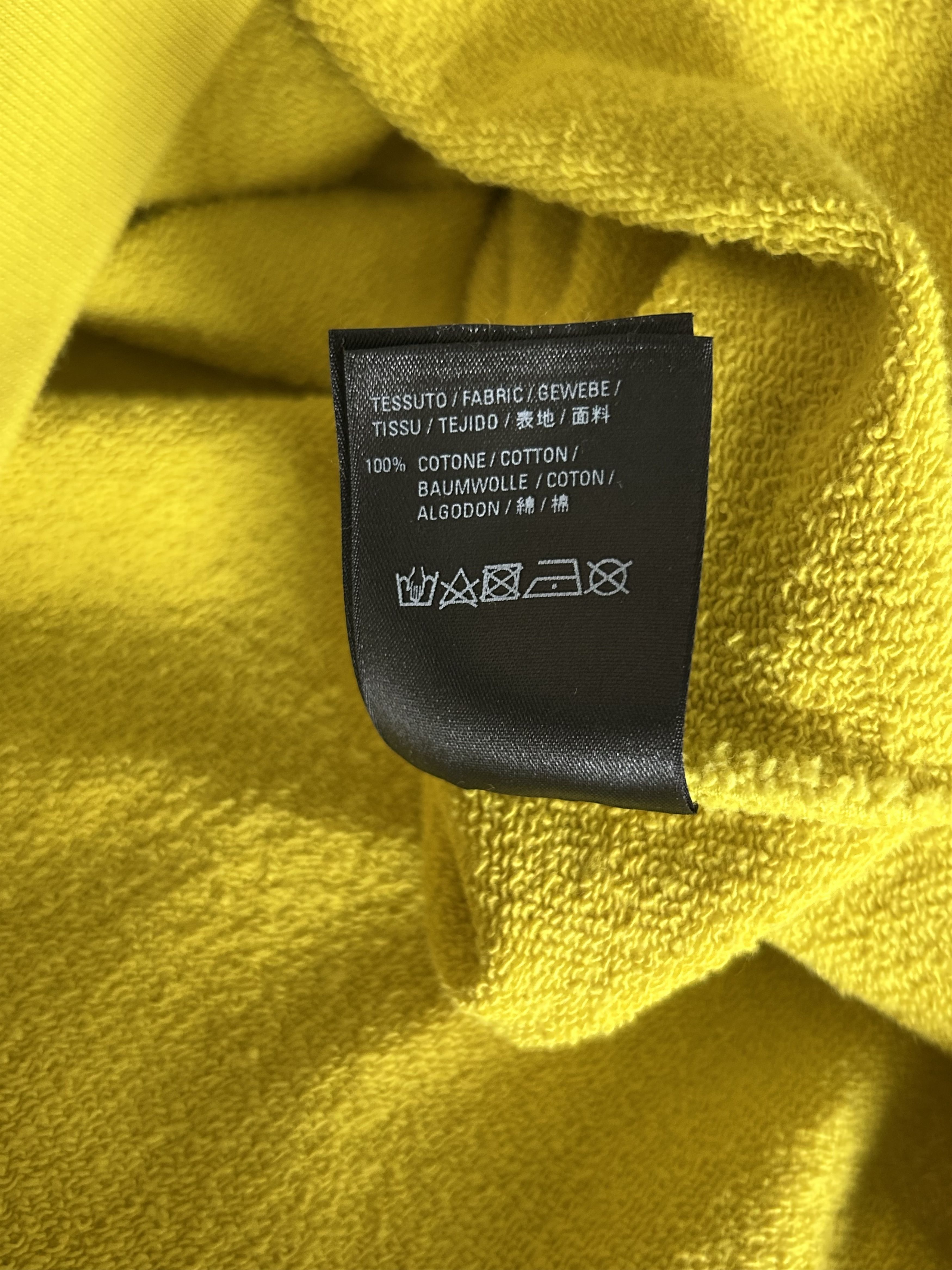 Balenciaga Balenciaga Yellow & Black Logo Hoodie Size US XS / EU 42 / 0 - 6 Thumbnail