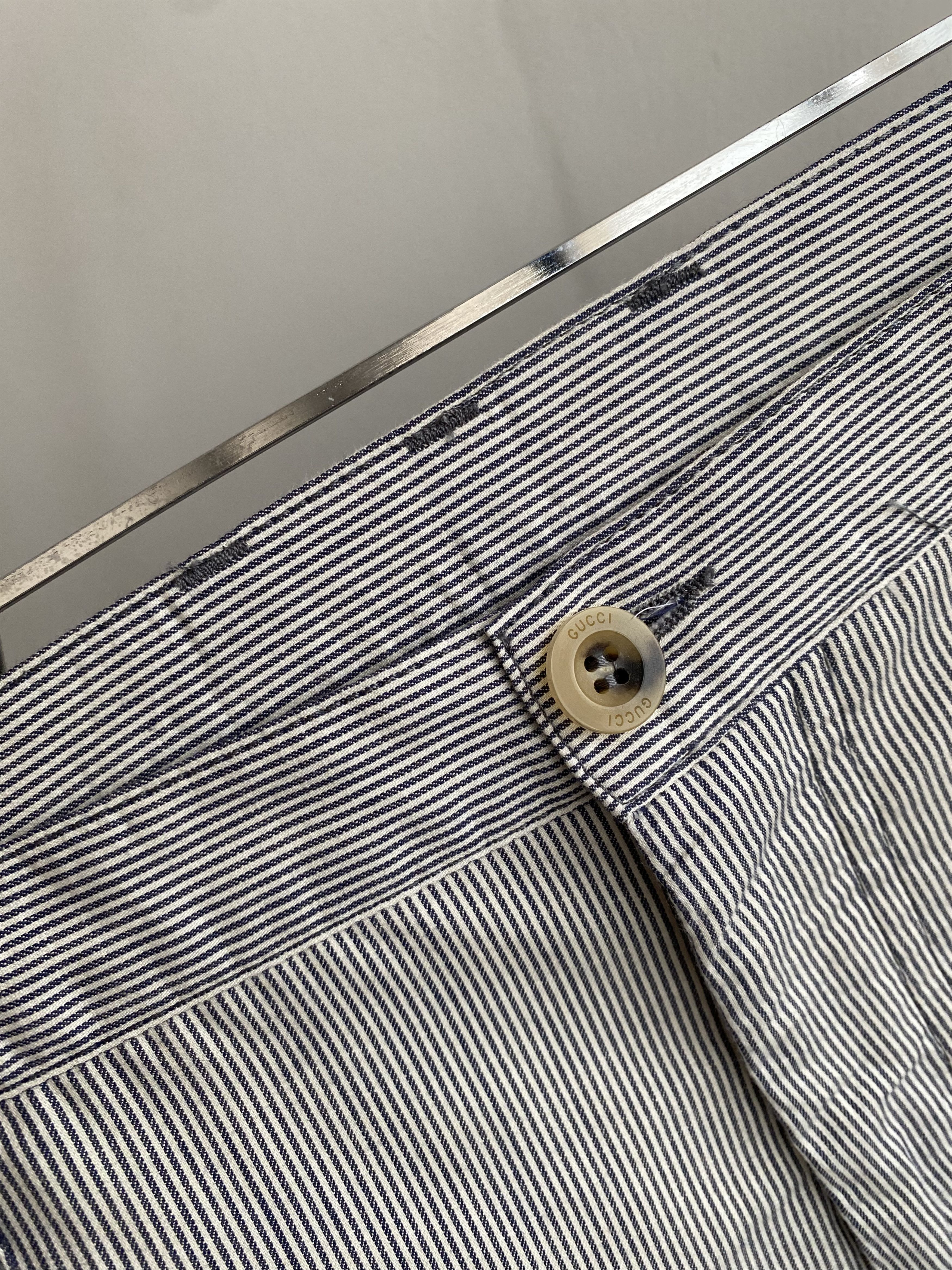 Gucci GUCCI Stripe New Short Cotton Luxury Chino Size US 30 / EU 46 - 7 Thumbnail