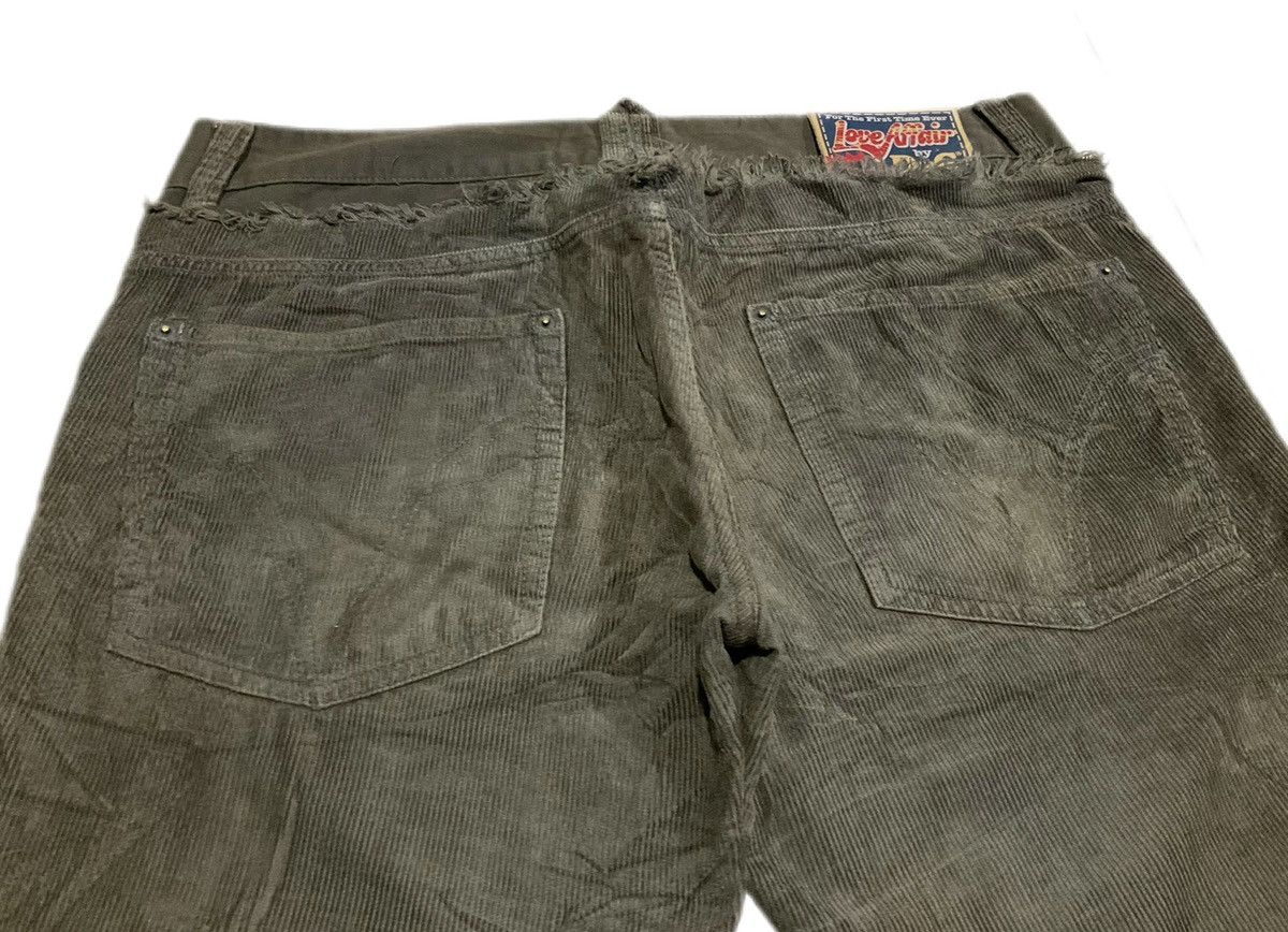 Dolce & Gabbana 🔥Y2K Archived D&G Frayed Corduroy Rebuild Pants Rivet Belt Size US 38 / EU 54 - 10 Thumbnail