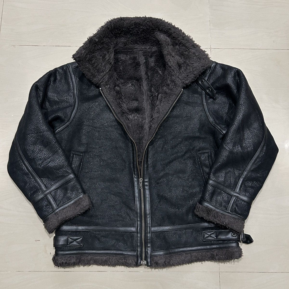 If Six Was Nine Japanese archive Faux Leather Jacket ifsixwasnine style Size US M / EU 48-50 / 2 - 2 Thumbnail