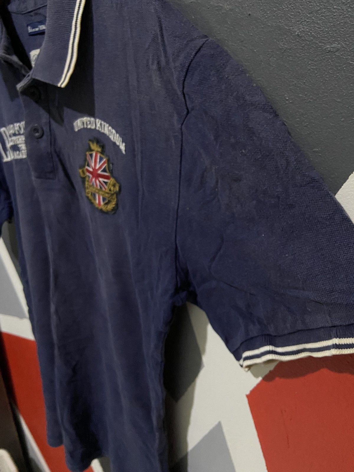 Japanese Brand Real Crush Polo Tee - LPA 140 Foot Liverpool at Academu Size US L / EU 52-54 / 3 - 3 Thumbnail