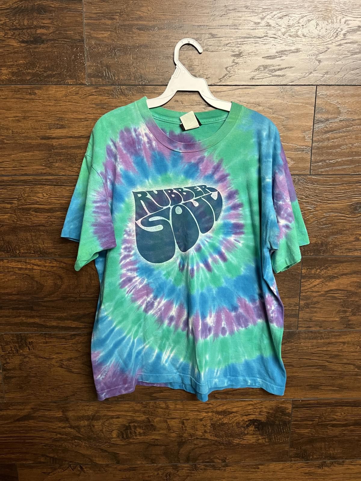 Liquid Blue Beatles Rubber Soul Album Liquid Blue Grey Tag Tie Dye -L Size US L / EU 52-54 / 3 - 1 Thumbnail