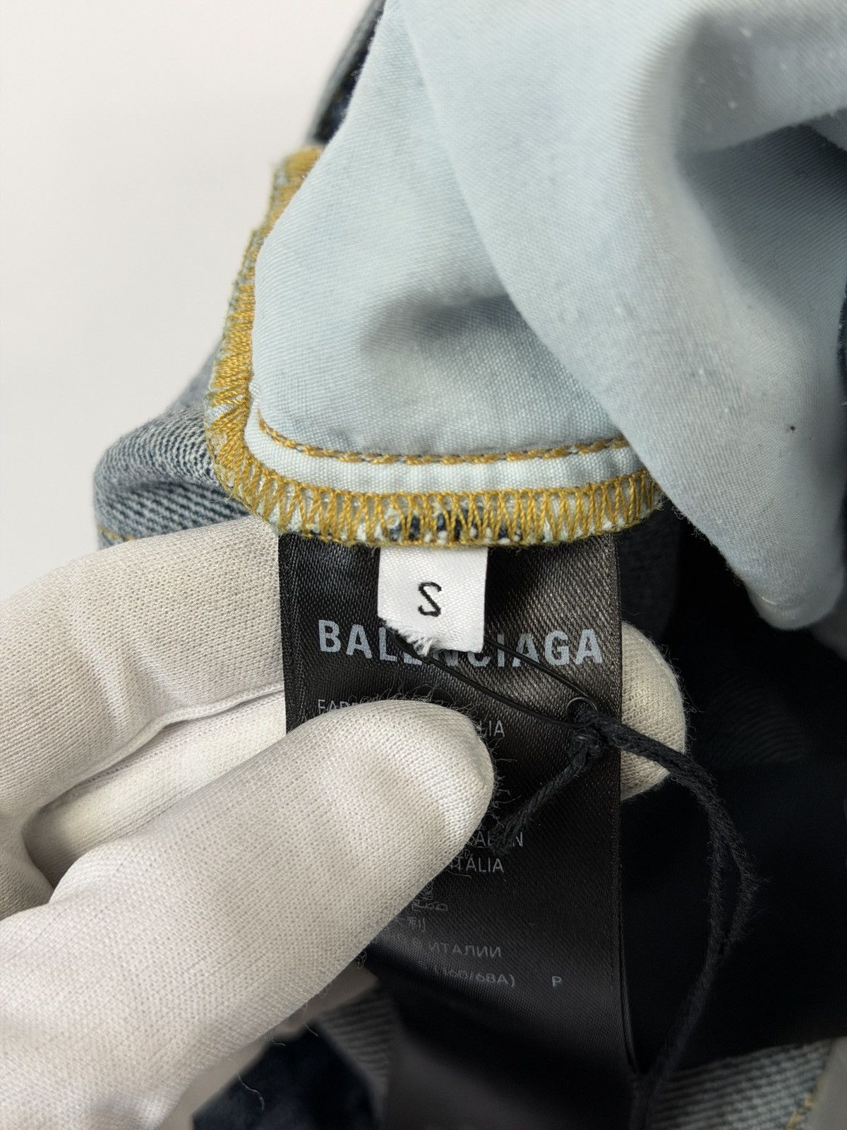Balenciaga Balenciaga 50/50 Baggy & Flare Denim Pants Size US 30 / EU 46 - 11 Thumbnail