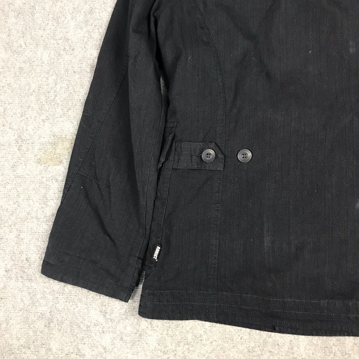 ADDICT ADDICT BLACK PUNK JAPAN STYLE MILITARY JACKET Size US M / EU 48-50 / 2 - 10 Thumbnail