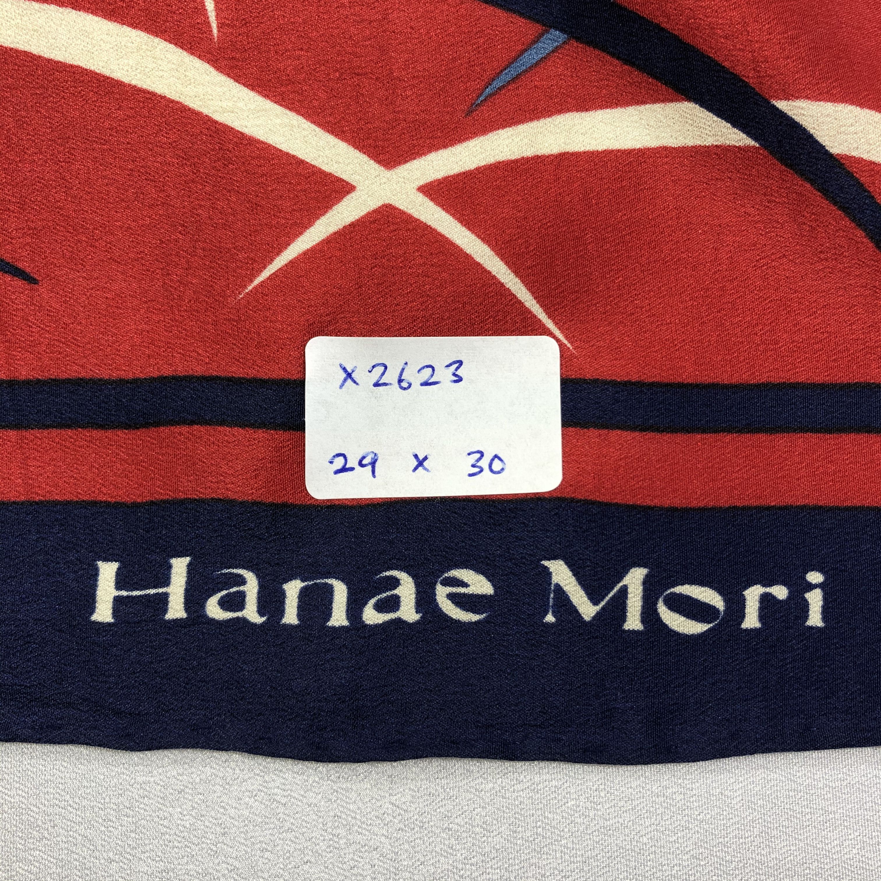 Hanae Mori × Vintage Vintage Hanae Mori Silk Scarf Size ONE SIZE - 6 Thumbnail