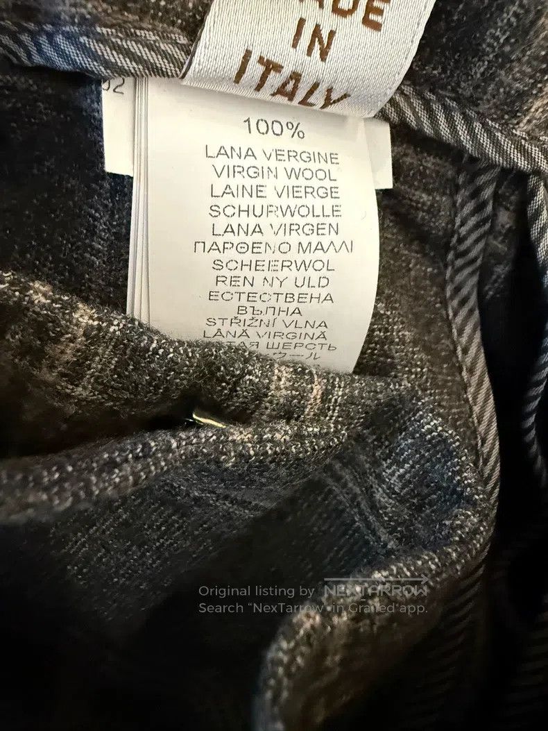 Brunello Cucinelli Brunello Cucinelli Wool Plaid Trousers Size 26" / US 2 / IT 38 - 6 Thumbnail