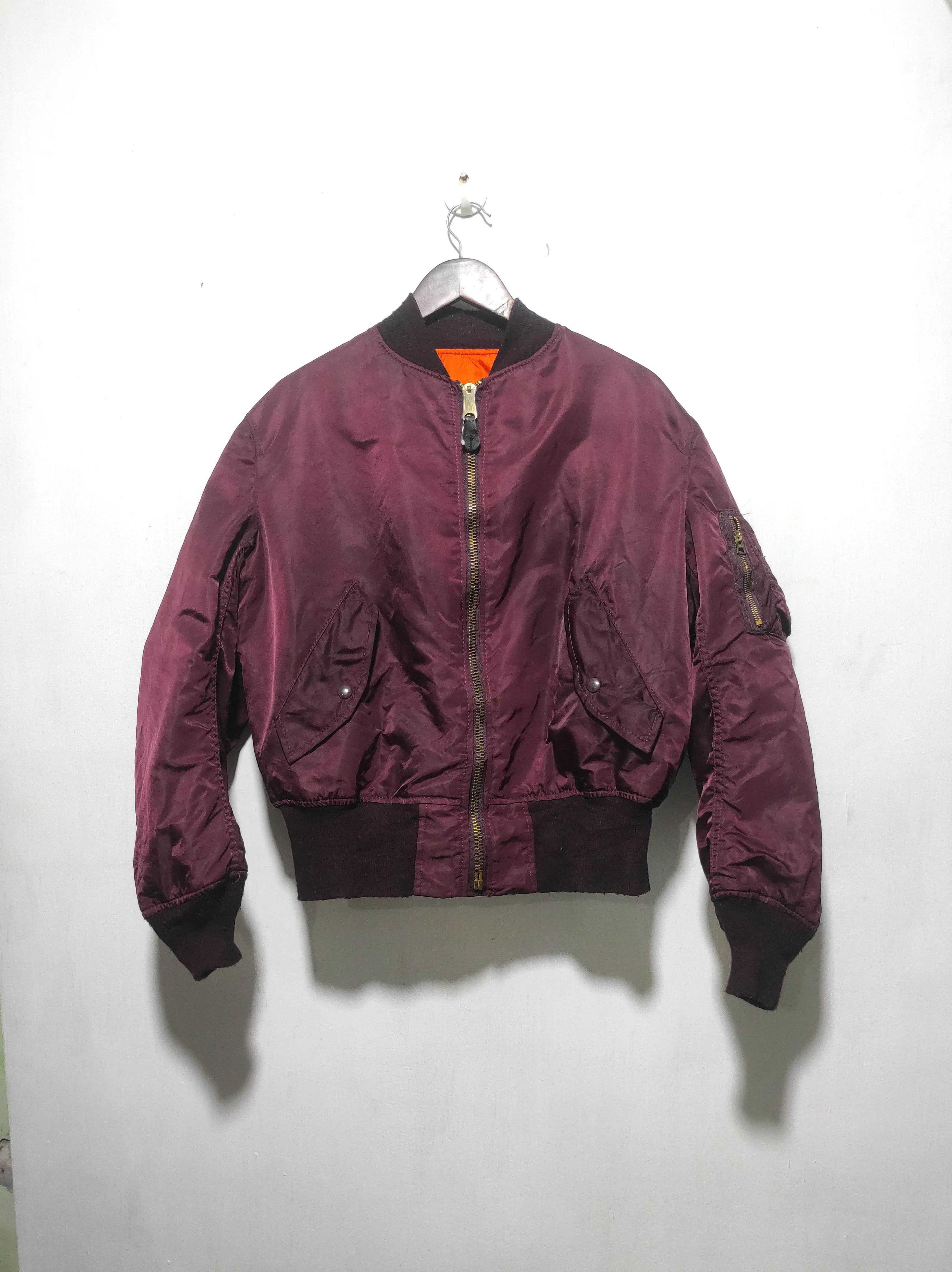 Alpha Industries Vintage Alpha Industries Riversible MA-1 Bomber Jacket Size US M / EU 48-50 / 2 - 2 Thumbnail