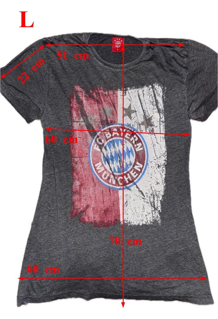 Vintage Original FC Bayern Munich Champion German T-shirt gray L Size US L / EU 52-54 / 3 - 2 Thumbnail