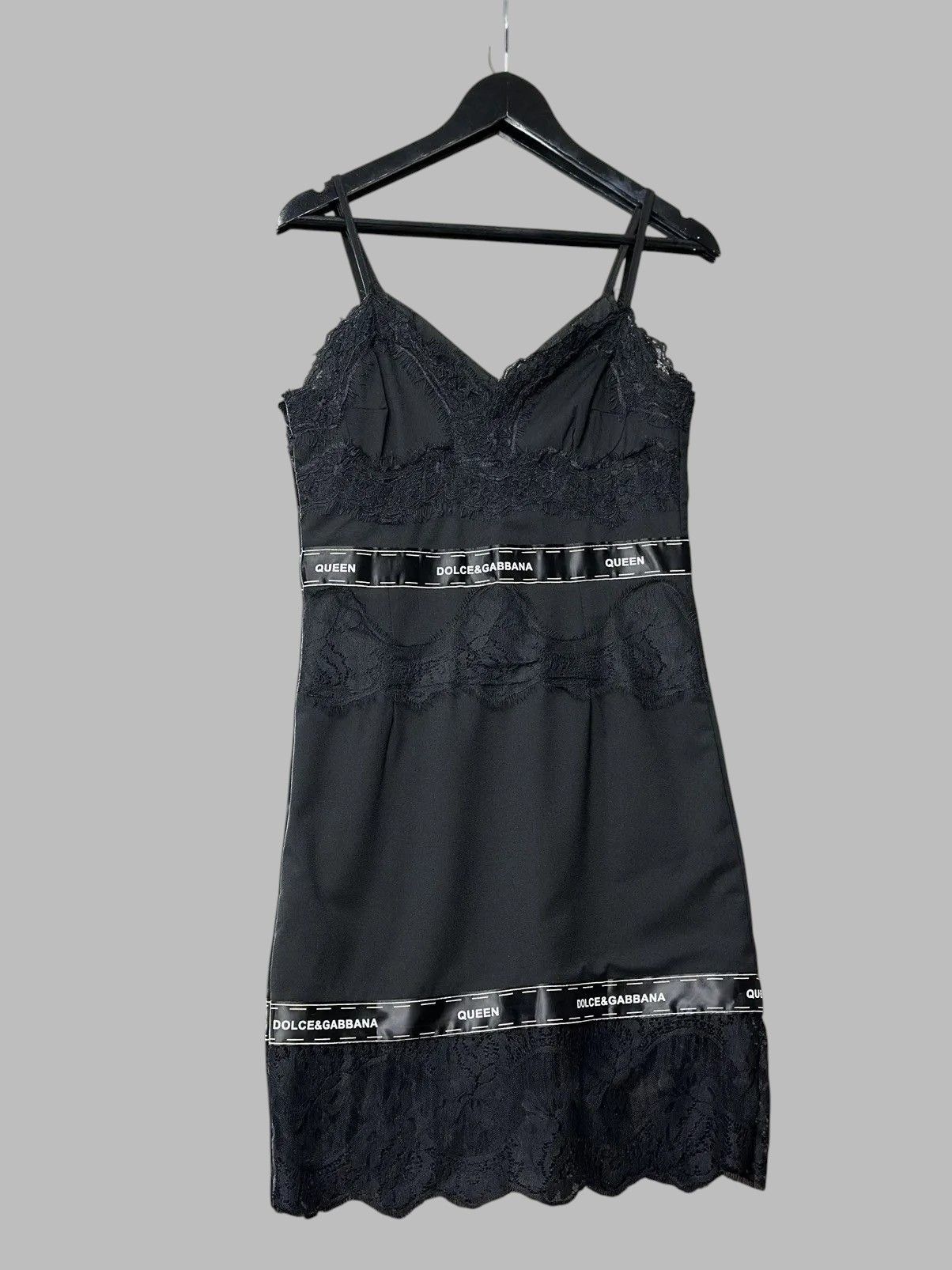 Dolce & Gabbana Classic Elegant Black Dress Queen Dolce & Gabbana Luxury Size S / US 4 / IT 40 - 2 Thumbnail