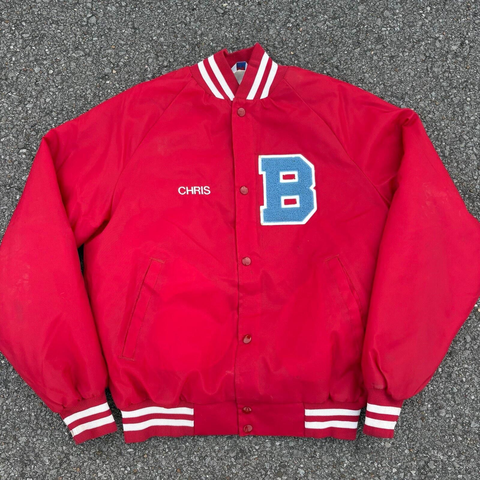 Nike Vintage 90s Belmont University varsity bomber jacket Size US M / EU 48-50 / 2 - 1 Thumbnail