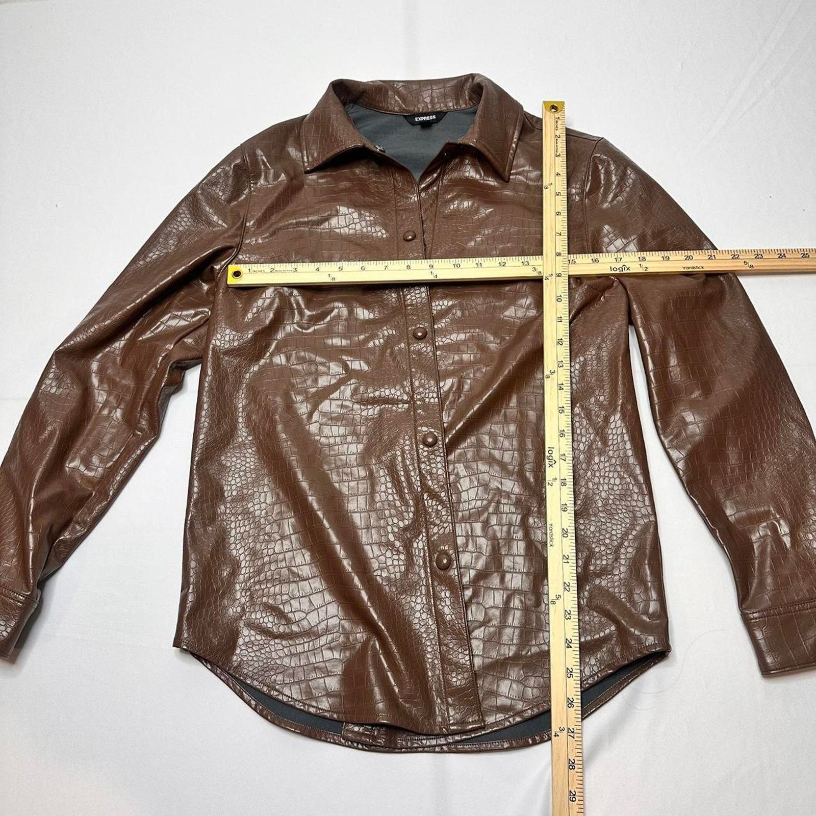 Express Express Vintage Size XS Button Up Crocodile Lightweight Size XS / US 0-2 / IT 36-38 - 3 Thumbnail
