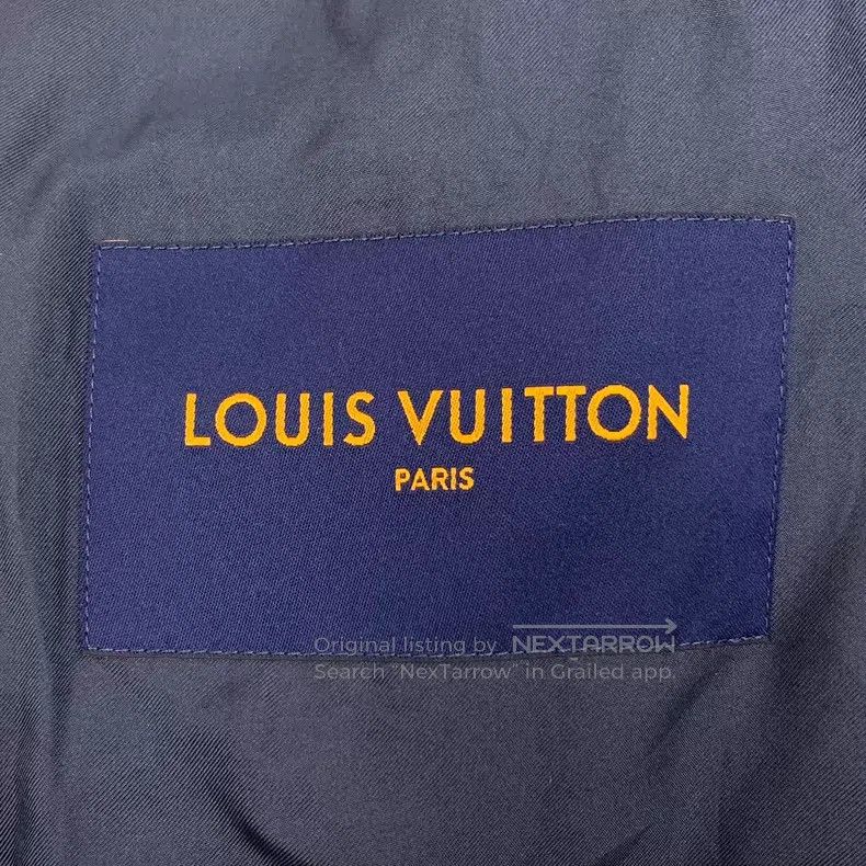 Louis Vuitton Louis Vuitton 24 navy blue logo monogrammed embroidered co Size US XL / EU 56 / 4 - 5 Thumbnail