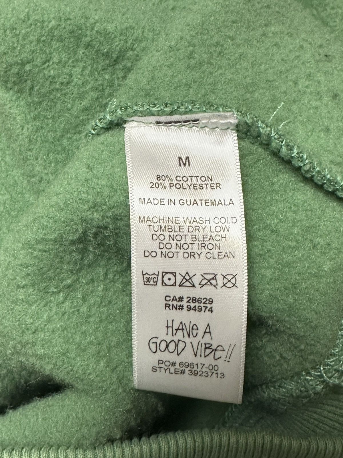 Stussy Stussy World Tour Hoodie Green 2022 *RARE* Size US M / EU 48-50 / 2 - 4 Thumbnail