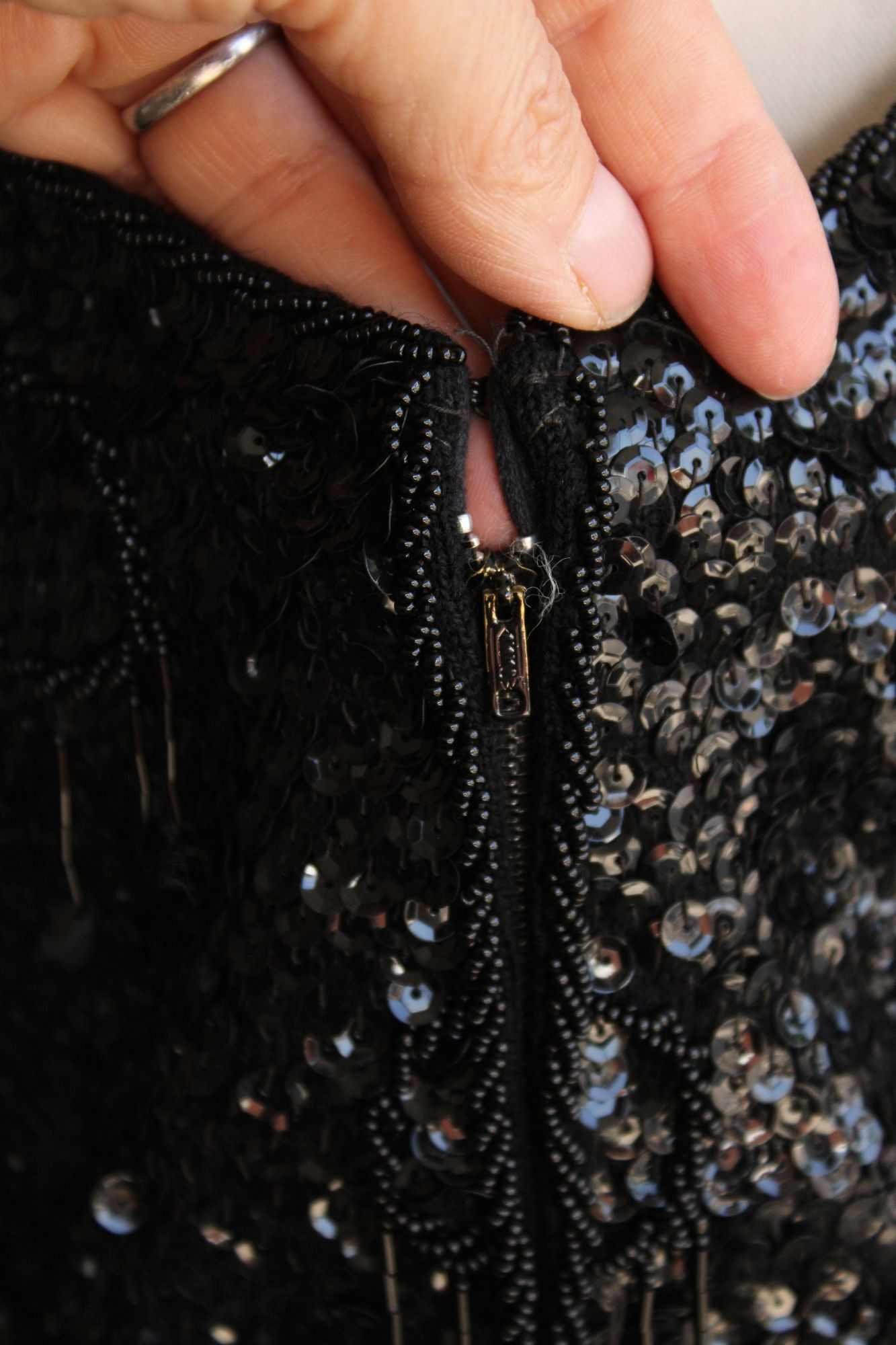 Vintage Vintage 1960s Womens Top, Forecast Shops Beaded and Sequined Size M / US 6-8 / IT 42-44 - 10 Thumbnail