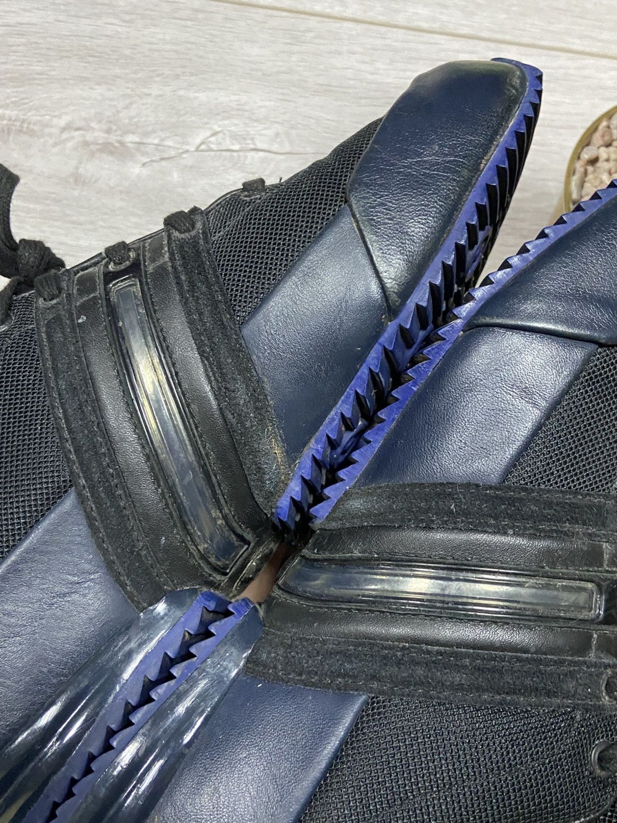 Adidas Y-3 Yohji vintage leather boxers trainers sneakers shoes Size US 8.5 / EU 41-42 - 16 Thumbnail