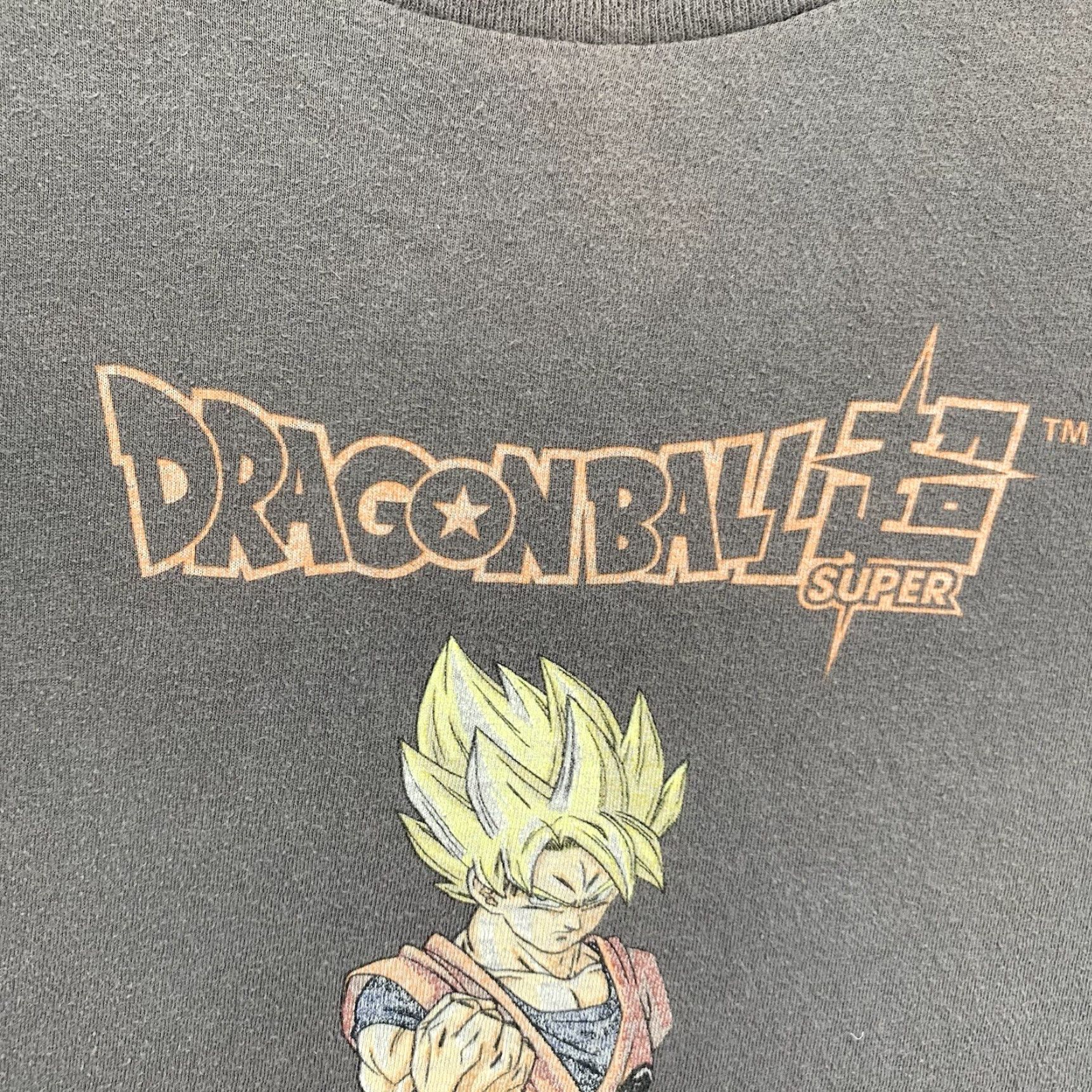 Vintage VINTAGE Dragon Ball Super T-Shirt Men 2XL Cotton Anime Graphic Crew Neck Faded Gray Oversized Casual Size US XXL / EU 58 / 5 - 5 Thumbnail