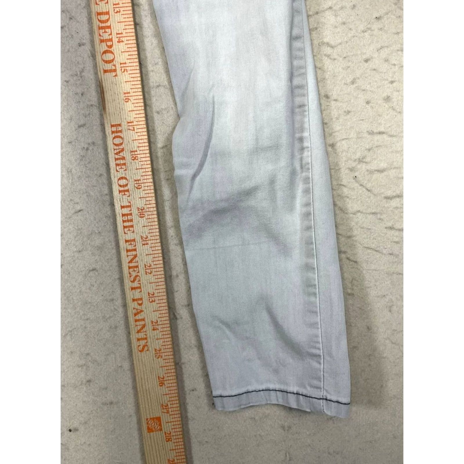 Armani Exchange Armani Exchange A/X Women Jeans Skinny Gray Size 4 Denim 5-Pocket Slimming Regular Pants Size 27" / US 4 / IT 40 - 5 Thumbnail