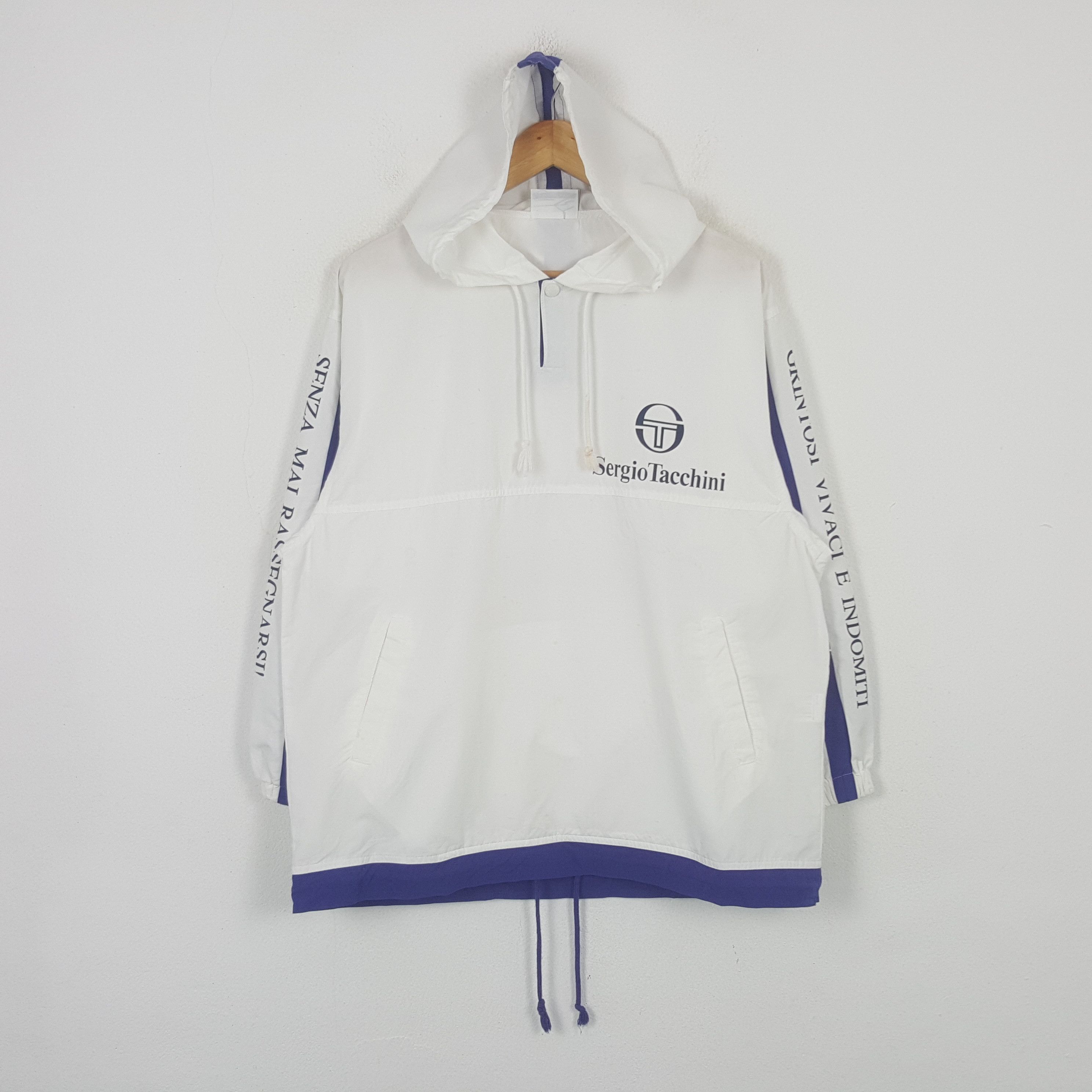 Sergio Tacchini Vintage Sergio Tacchini Sport Brand Tennis Jacket RR23 Size US L / EU 52-54 / 3 - 3 Thumbnail