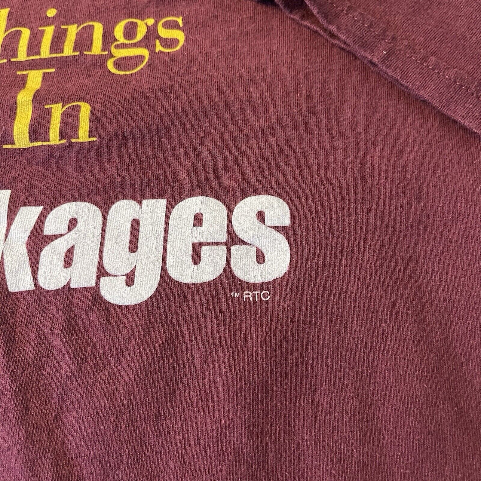 Lee Lee Tag Men's Good things Come in Bald Packages Tshirt L Vtg Size US L / EU 52-54 / 3 - 5 Thumbnail