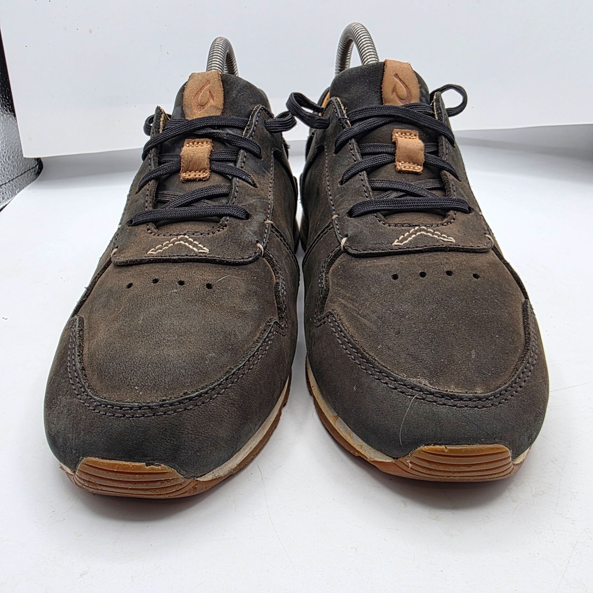 Olukai OluKai Men's Huaka'i Li Mens Size 7 Black Shoes Leather Casu Size US 7 / EU 40 - 2 Thumbnail