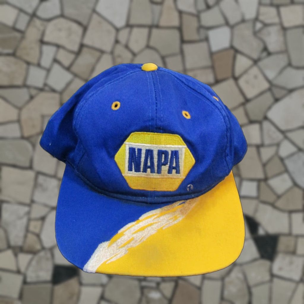 Chase Authentics VINTAGE Nascar Hat Mens SNAPBACK Adjustable Blue Chase Authentics Cars Outdoor Transportation Hats Size ONE SIZE - 1 Thumbnail
