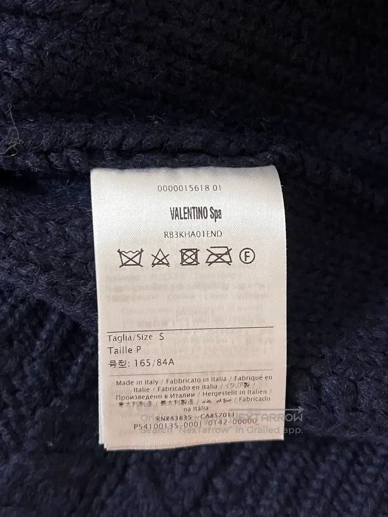 Valentino Valentino Blue knitted cardigan Size S / US 4 / IT 40 - 4 Thumbnail