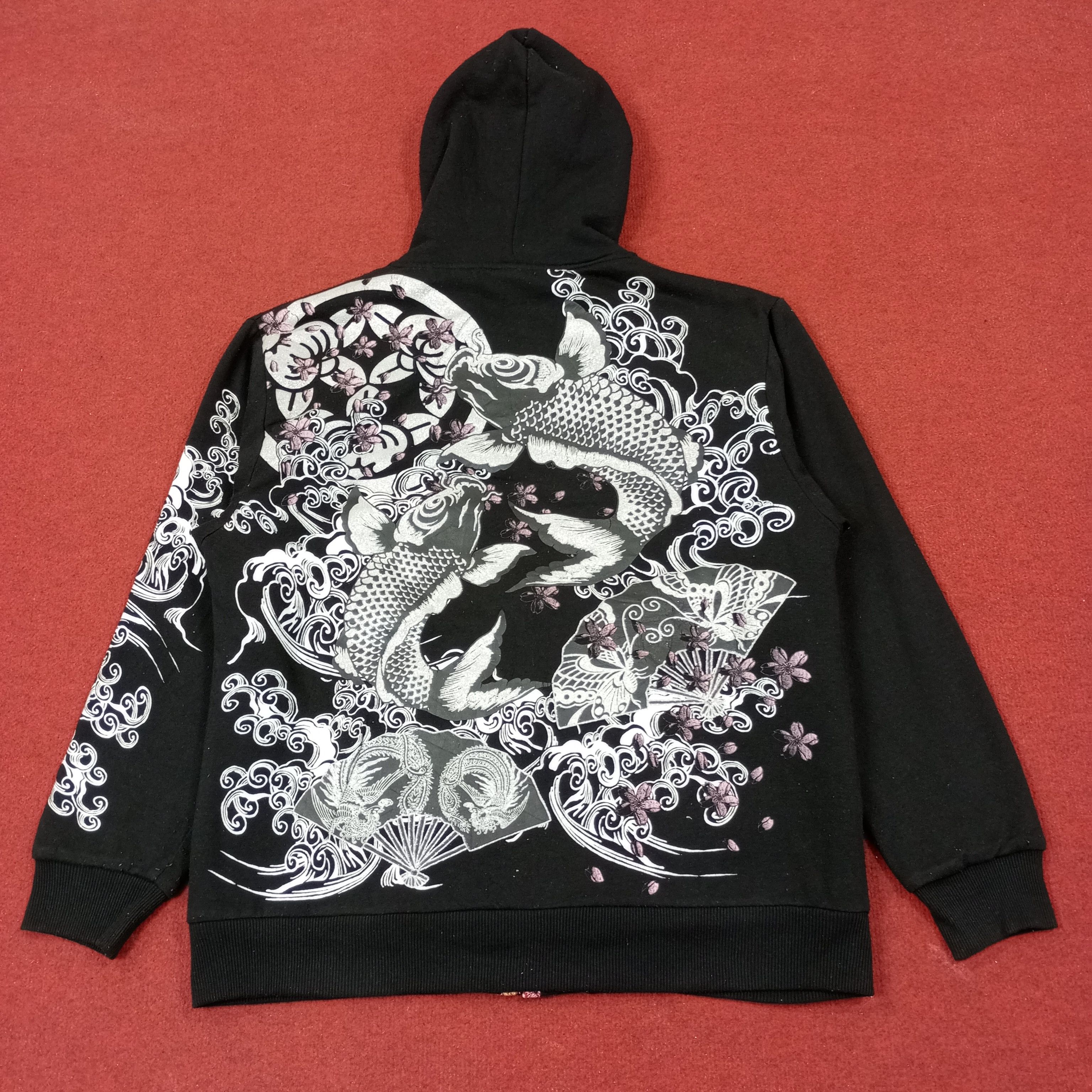 Vintage Sukajan Design Style Fashion Zipper Hoodies c237n8 Size US L / EU 52-54 / 3 - 1 Thumbnail