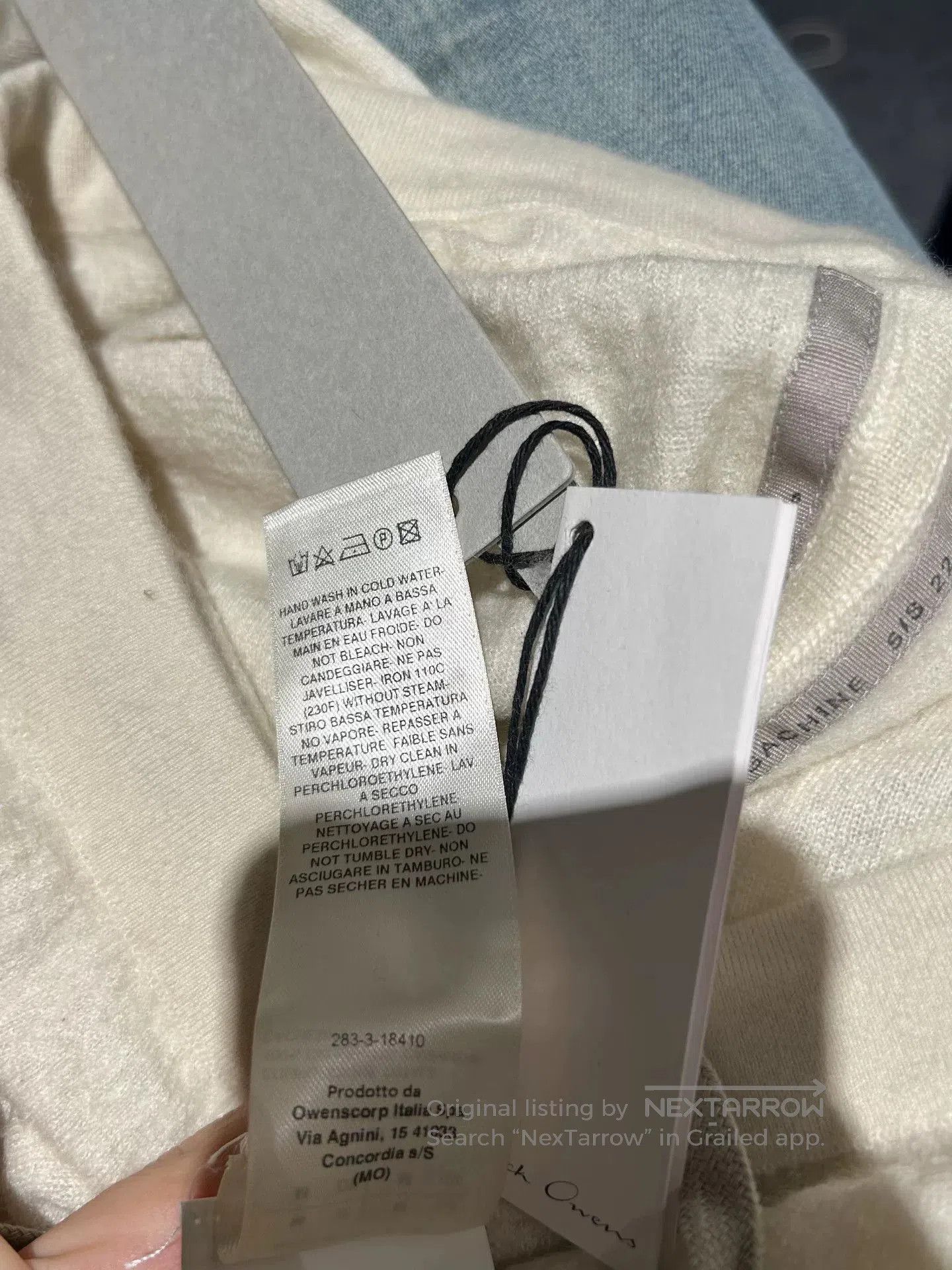 Rick Owens Rick Owens Women's Cashmere Trousers. Size 39" - 6 Thumbnail