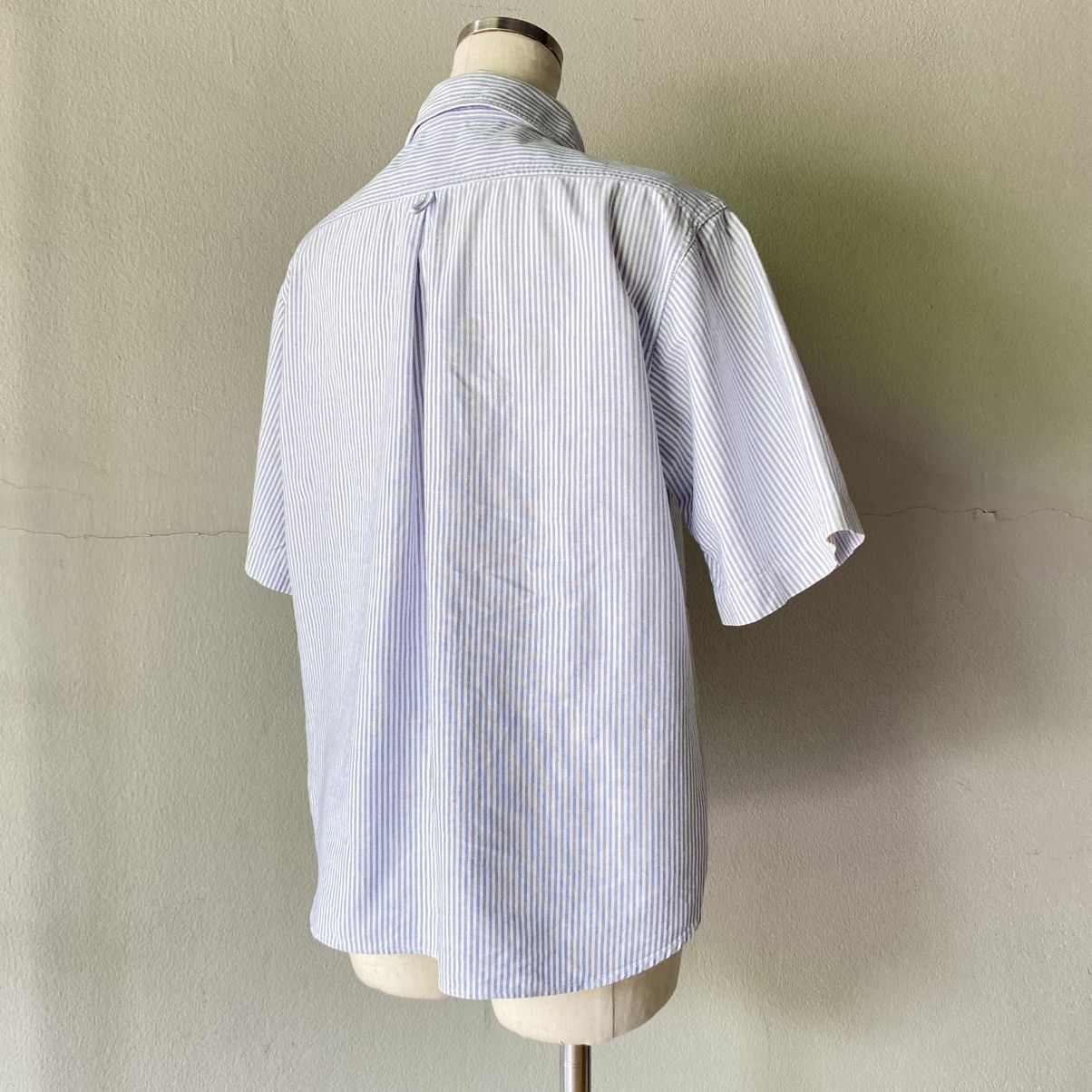 Danton DANTON Light Blue & White Striped Sailor Collar Shirt Size XS / US 0-2 / IT 36-38 - 18 Thumbnail