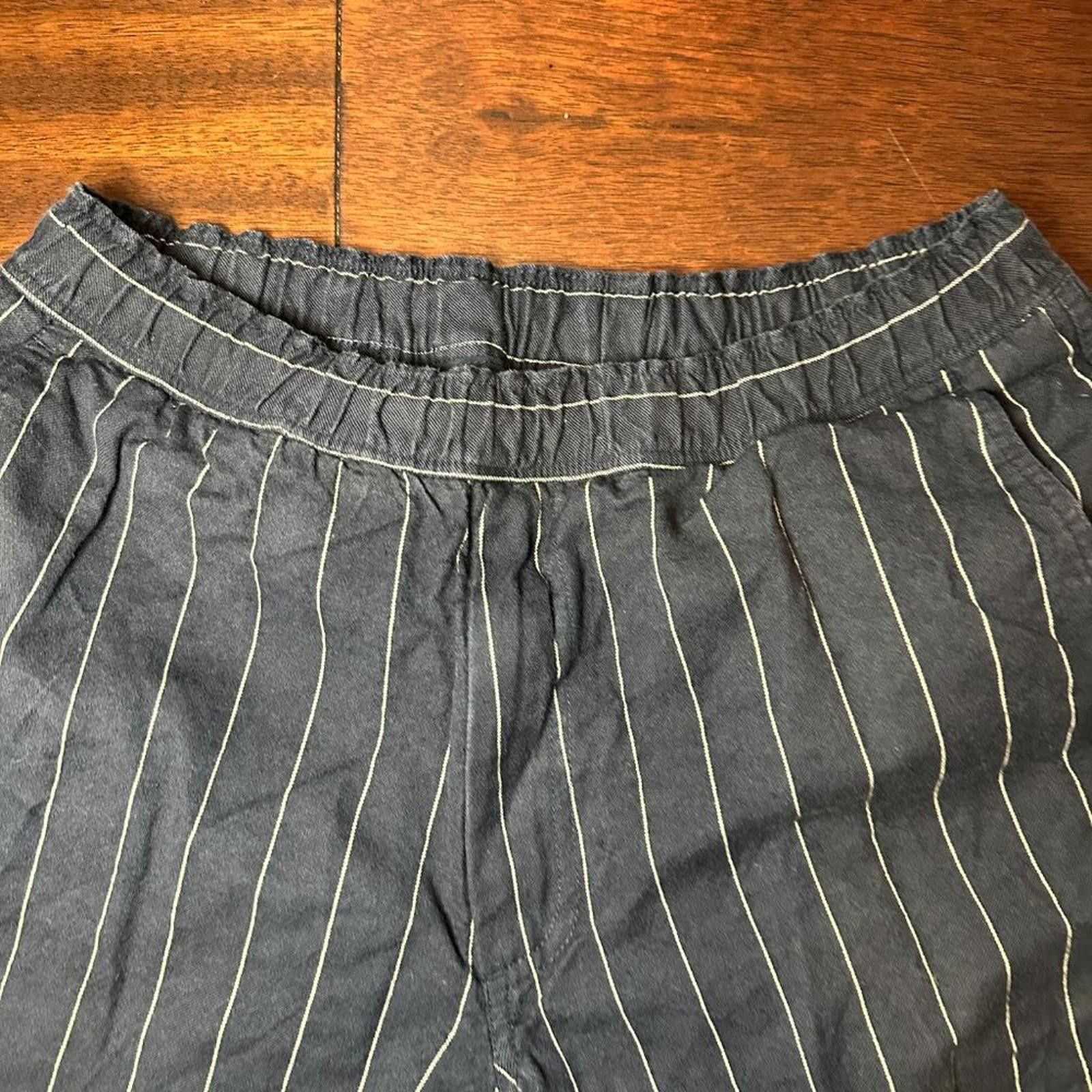 Our Legacy Our Legacy Men’s Pinstripe Shorts – Navy/White – Size 46 Size US 44 / EU 60 - 4 Thumbnail