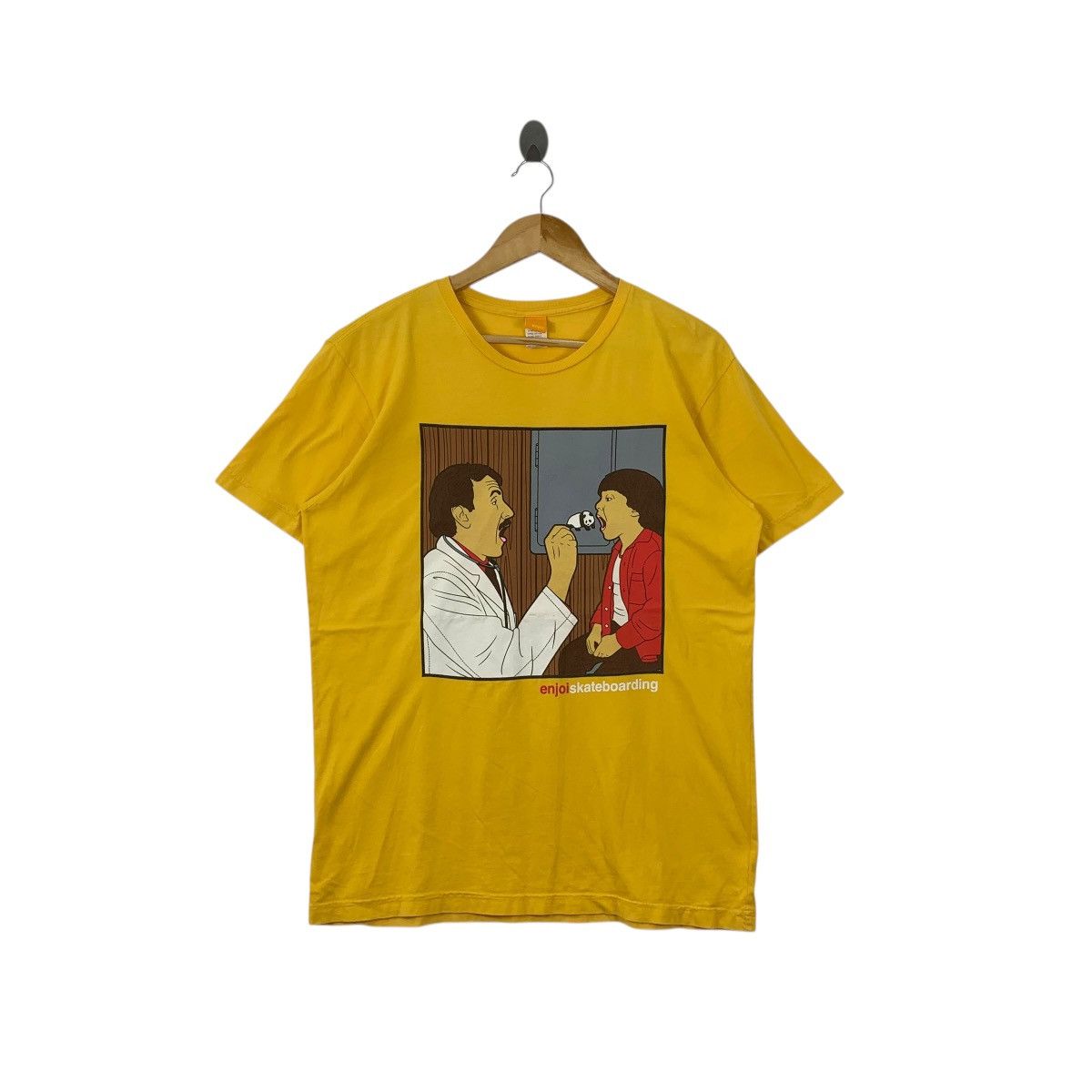 Enjoi Vintage ENJOI RODNEY MULLEN Skateboard Doktor Tee Shirt Top Size US M / EU 48-50 / 2 - 1 Thumbnail