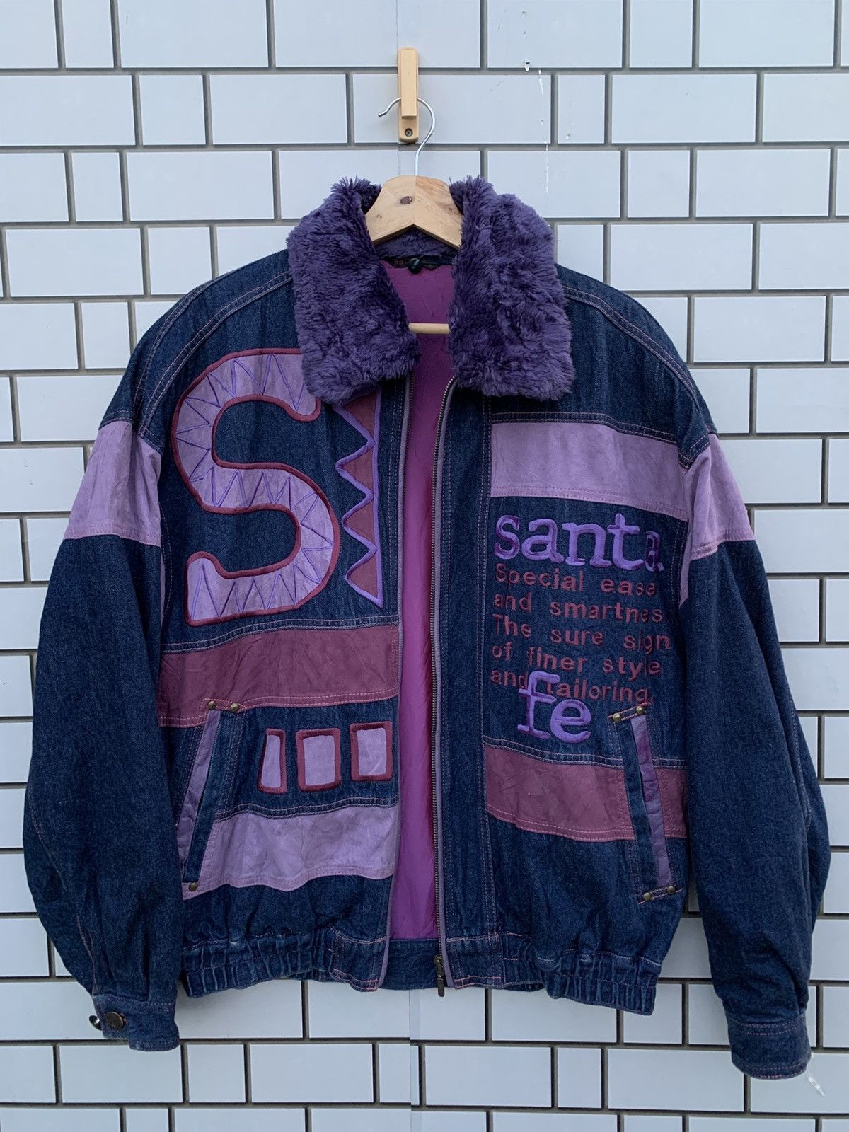 Japanese Brand Vintage Japanese Brand Santa Fee Denim Jacket Size US L / EU 52-54 / 3 - 2 Thumbnail