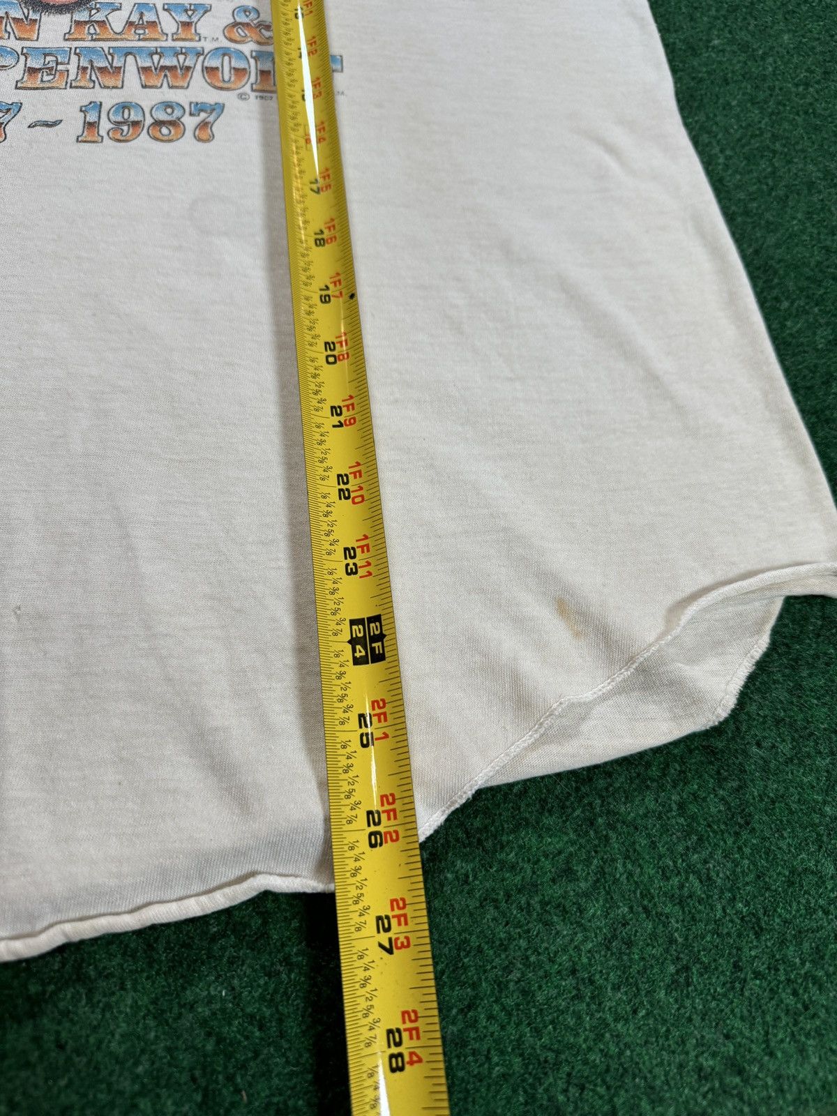 Band Tees × Vintage Vtg 80s RARE John Kay And Steppenwolf Raglan Band T Shirt Size US L / EU 52-54 / 3 - 6 Thumbnail