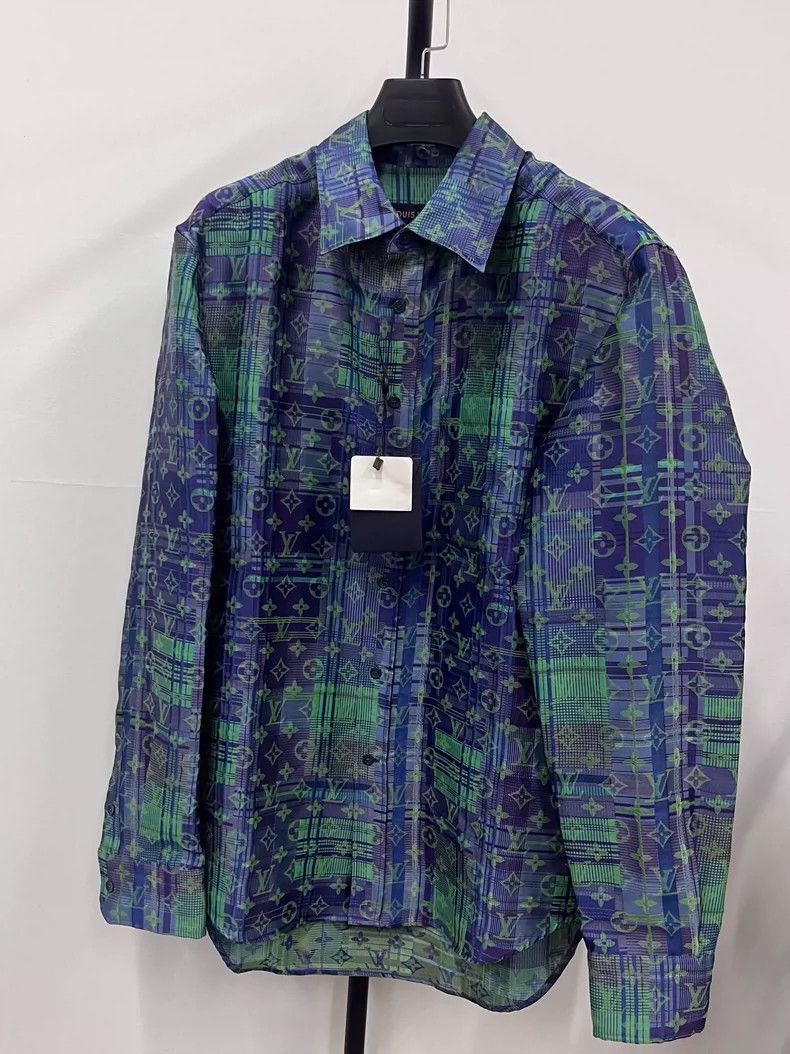 Louis Vuitton Louis Vuitton Loose classic long-sleeved shirt with logo fu Size US S / EU 44-46 / 1 - 1 Thumbnail