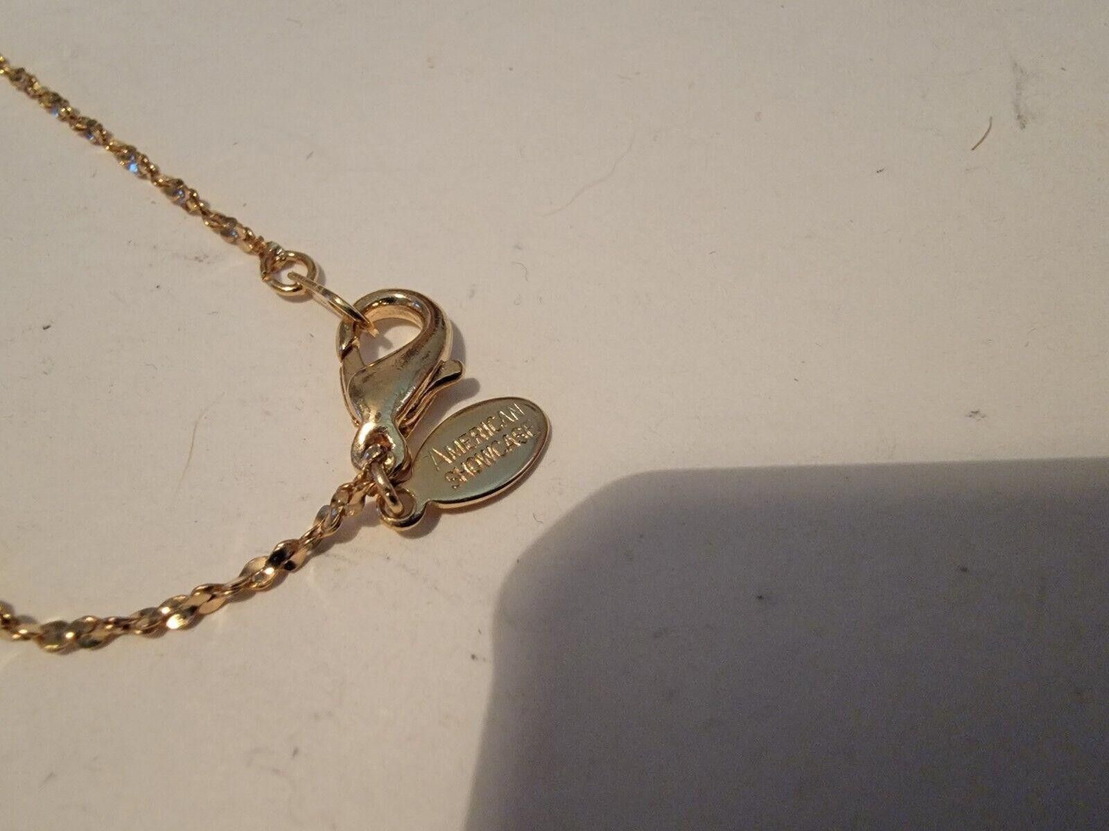 Designer American Showcase Bracelet Gold Tone Cuff Jewelry Size ONE SIZE - 3 Thumbnail