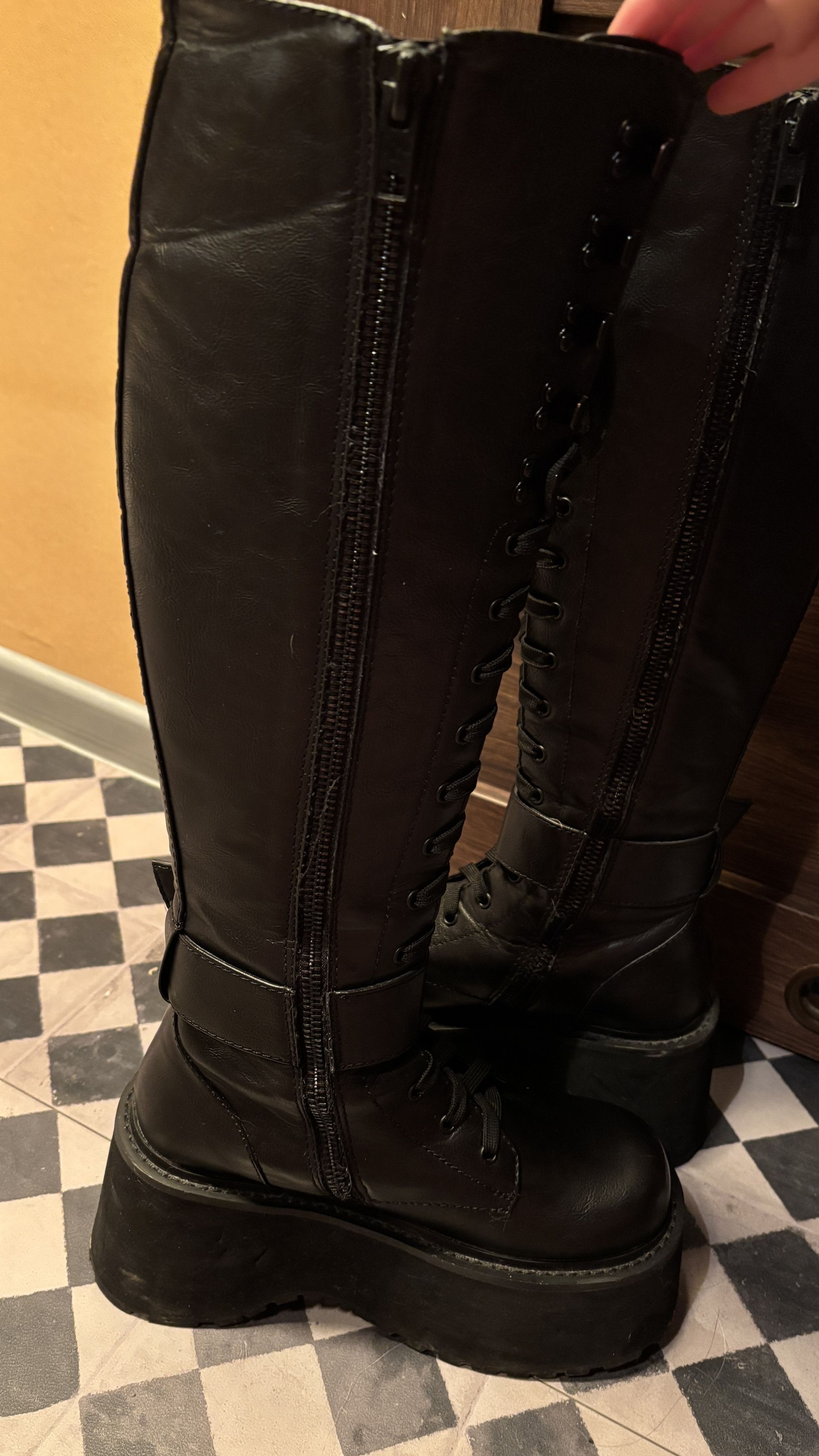 Dolls Kill Obsidian combat boots 2.0 Size US 8 / IT 38 - 5 Thumbnail