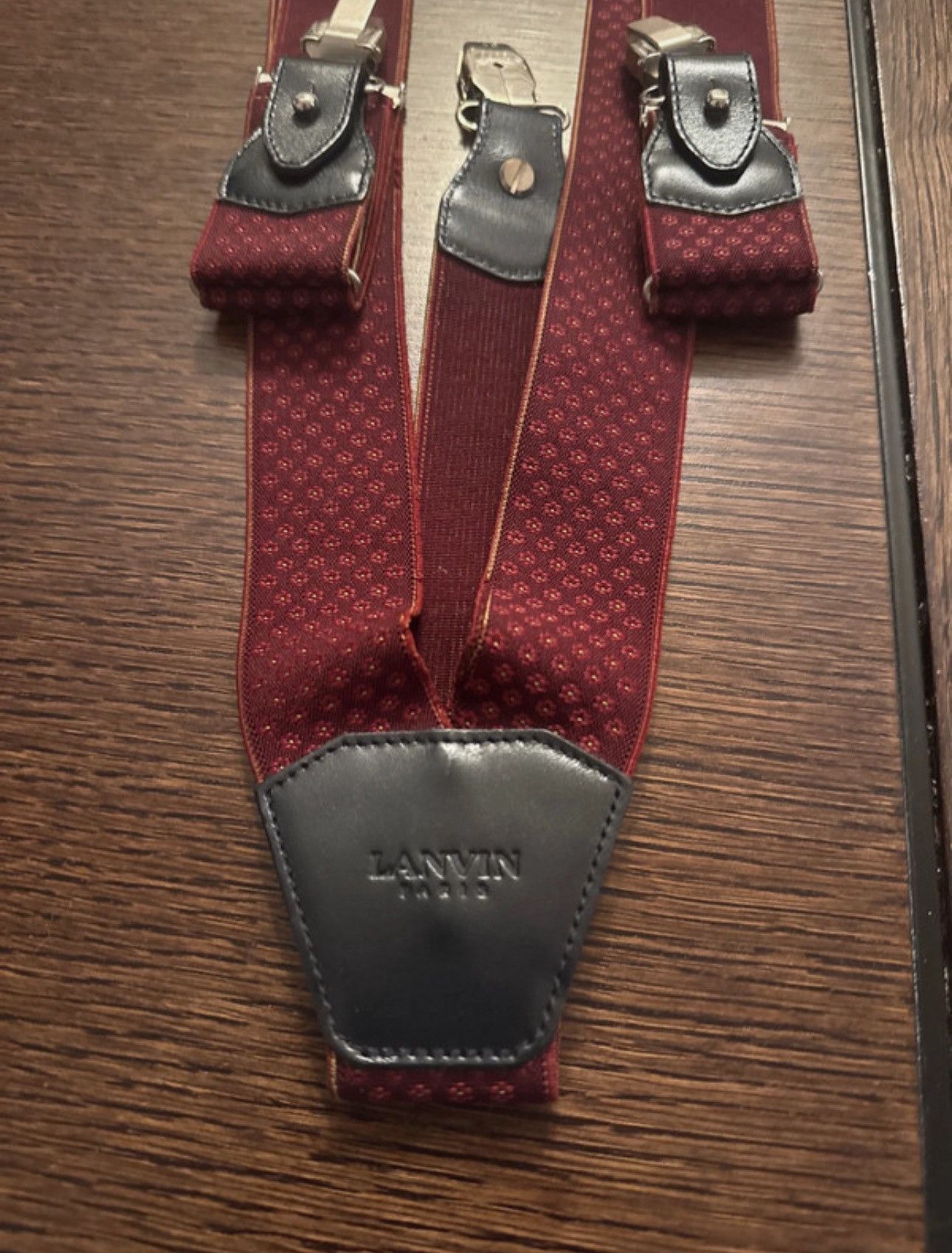 Lanvin Vintage Lanvin Paris suspenders rare, collectible, timeless Size ONE SIZE - 1 Thumbnail