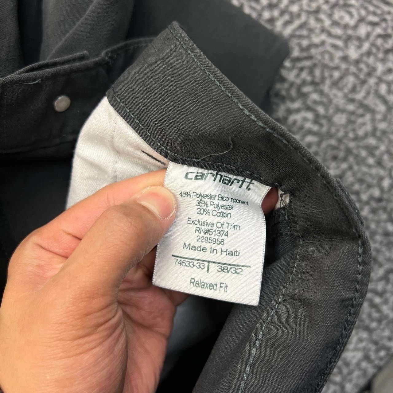 Carhartt Carhartt Relaxed Fit Ripstop Work Pants 38x32 74533-33 Size US 38 / EU 54 - 8 Thumbnail