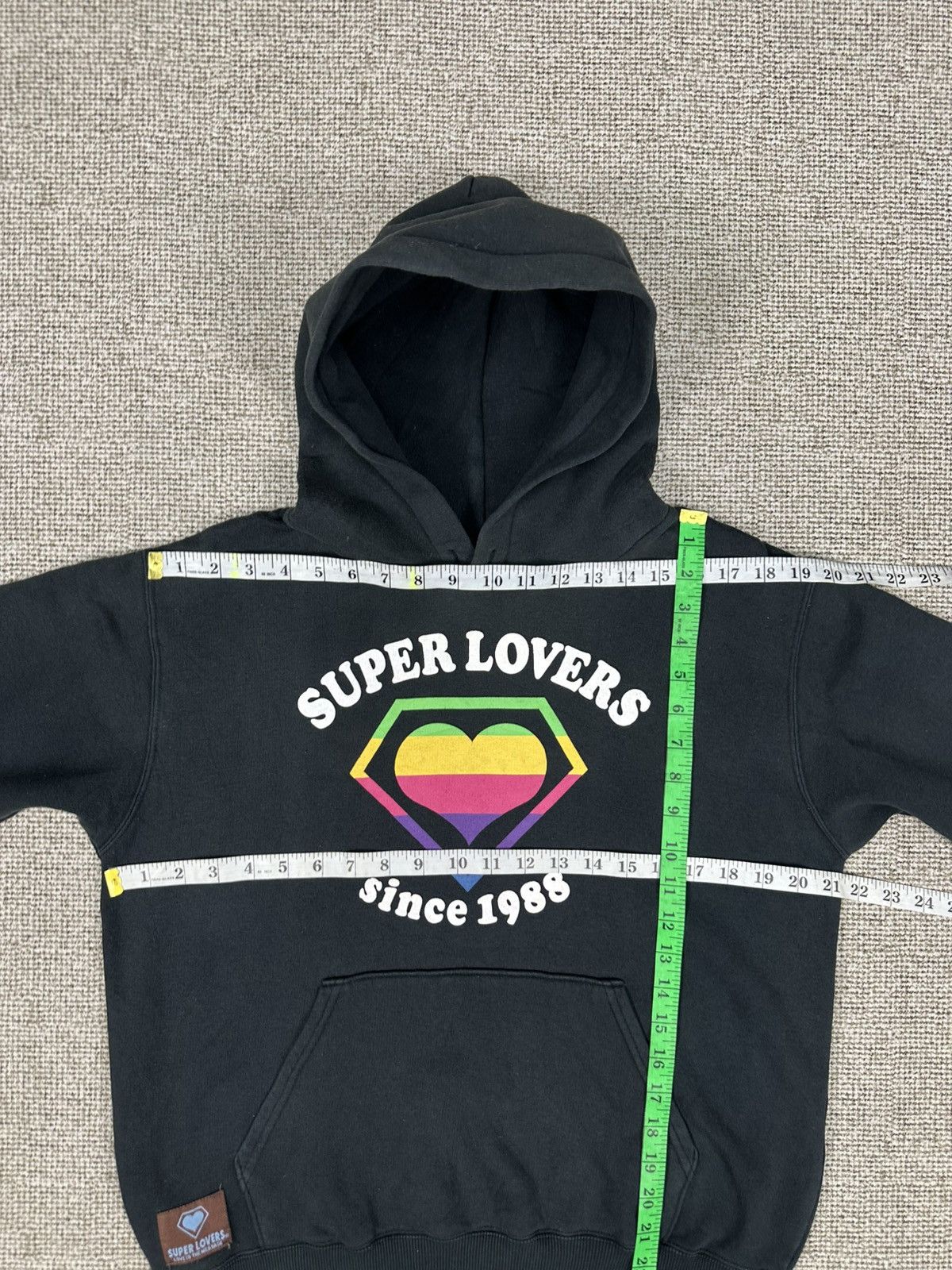Super Lovers Super Lovers Japan Faded Washed Hoodie Z309 Size US M / EU 48-50 / 2 - 6 Thumbnail
