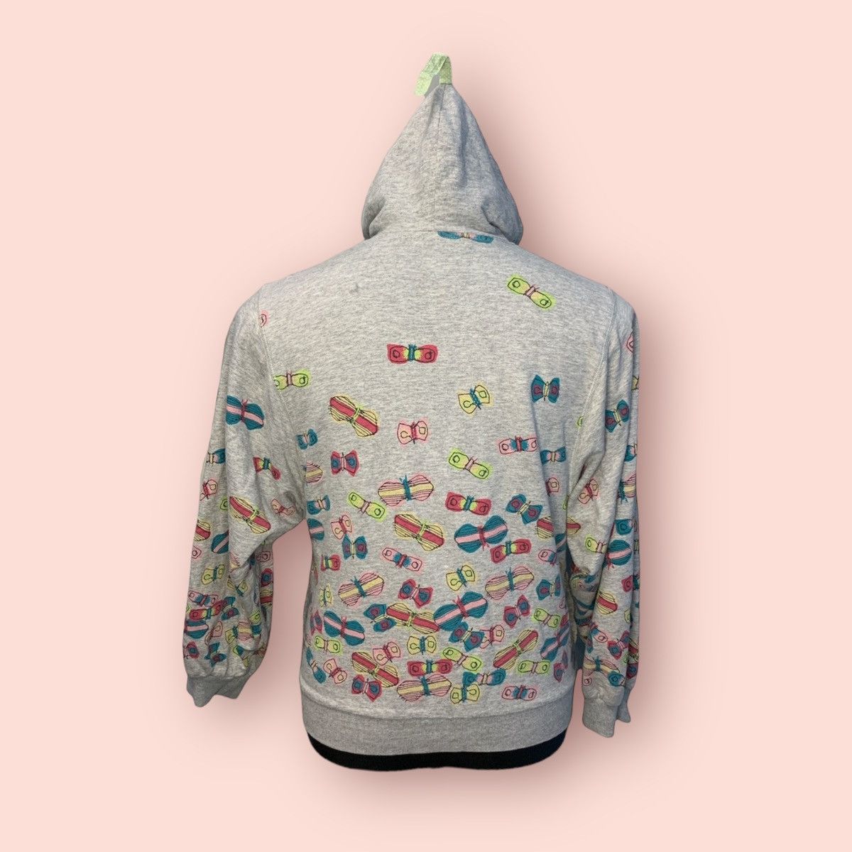 Issey Miyake × Japanese Brand × Ne-Net VINTAGE NE-NET (ISSEY MIYAKE) BUTTERFLIES HOODIE Size XS / US 0-2 / IT 36-38 - 24 Thumbnail