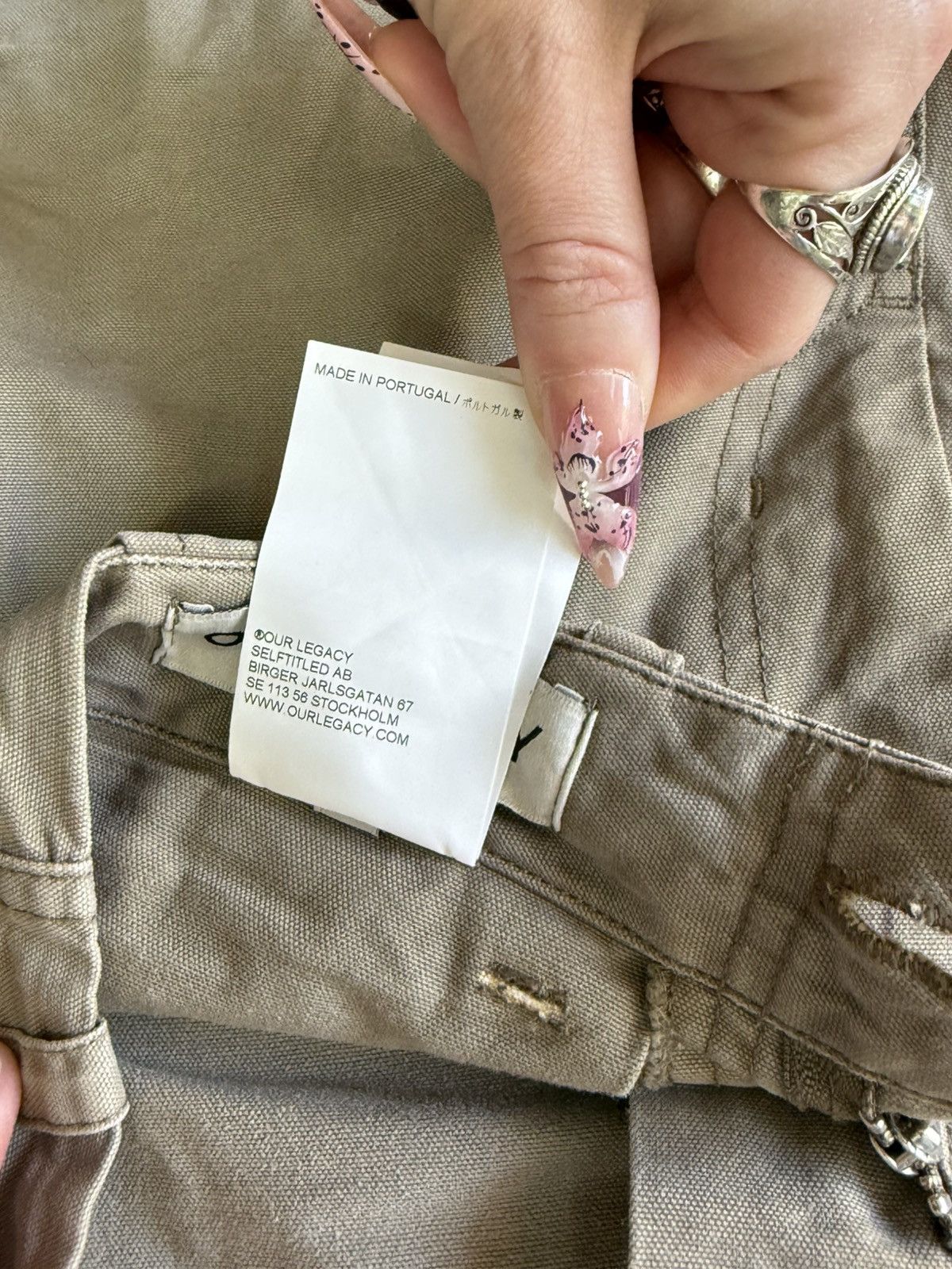 Our Legacy OUR LEGACY Mount Cargo - Olive green Size US 30 / EU 46 - 7 Thumbnail